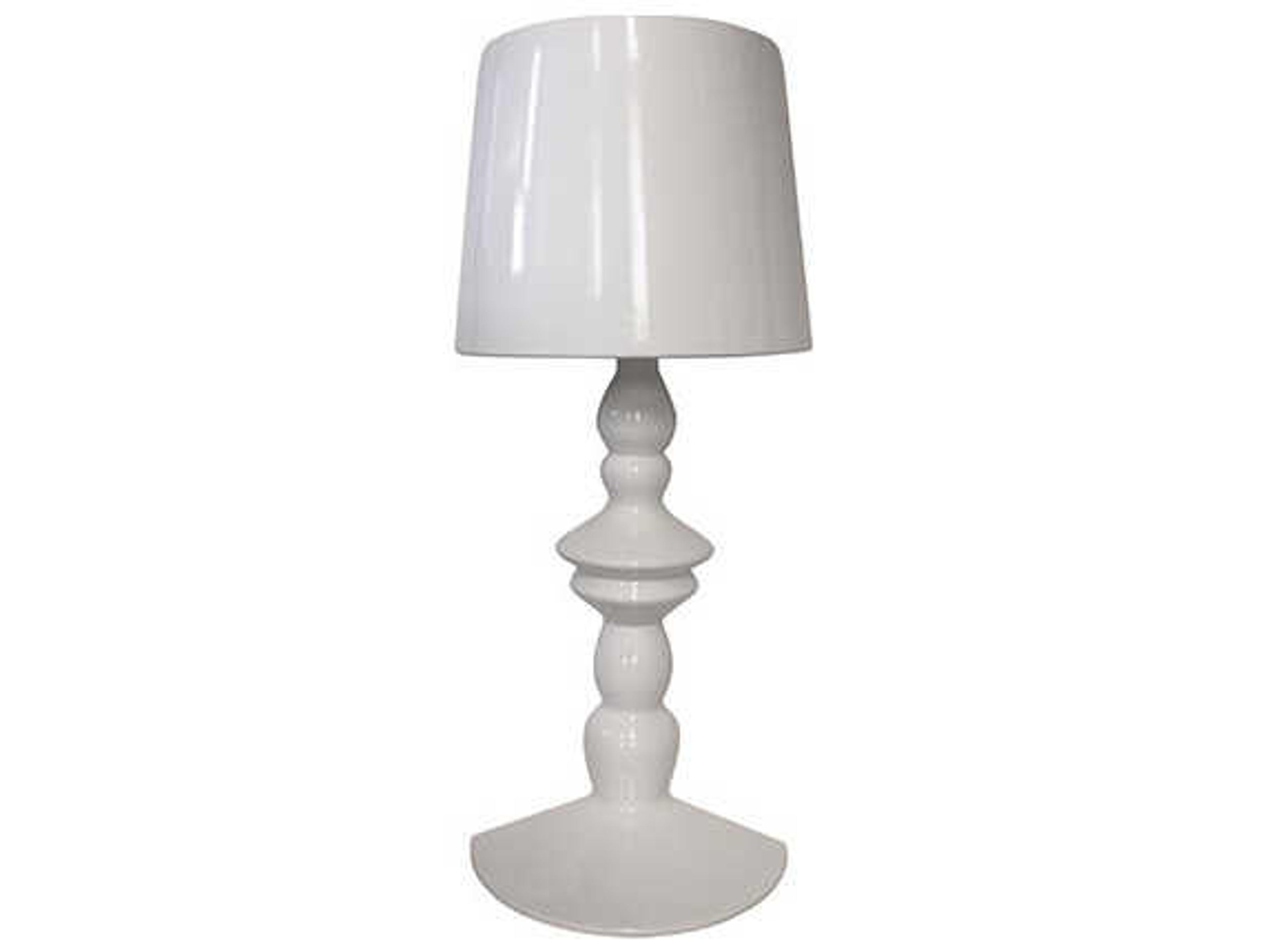 Karman Ali E Baba 1-Light Glossy White LED Wall Sconce