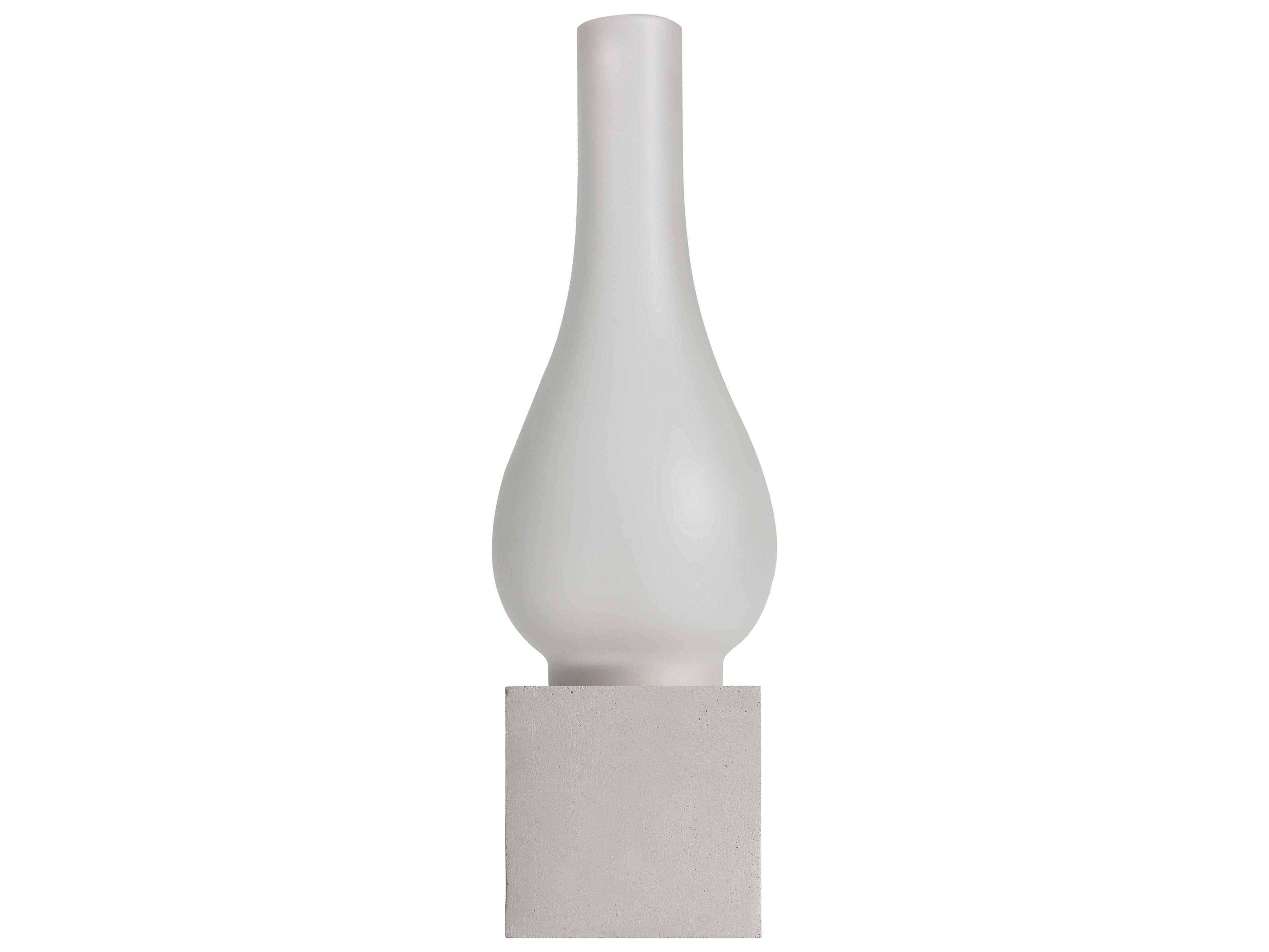 Amarcord 1-Light White Glass LED Wall Sconce