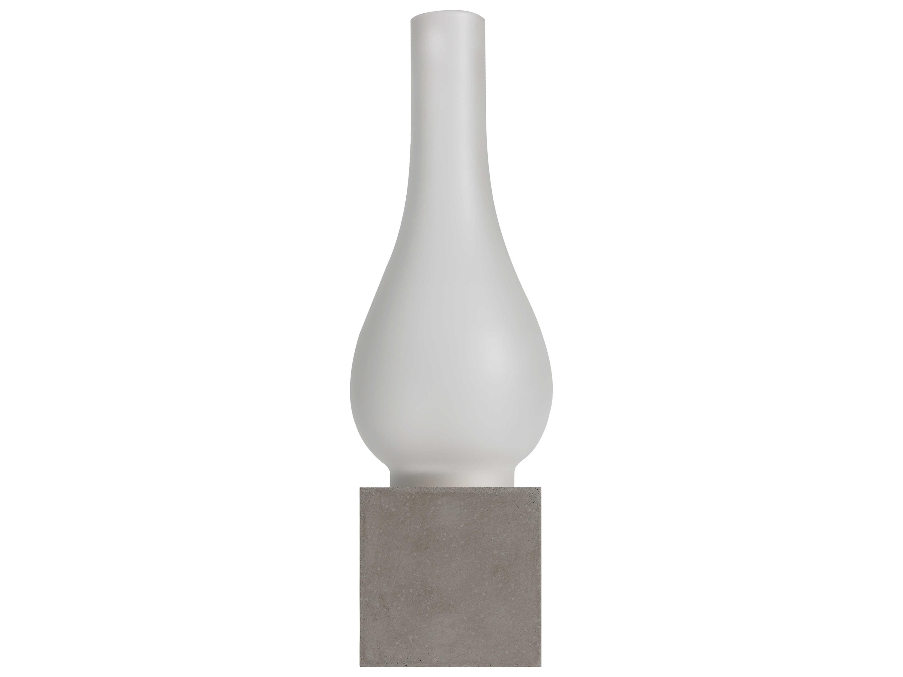 Amarcord 1-Light Dove Grey Glass LED Wall Sconce