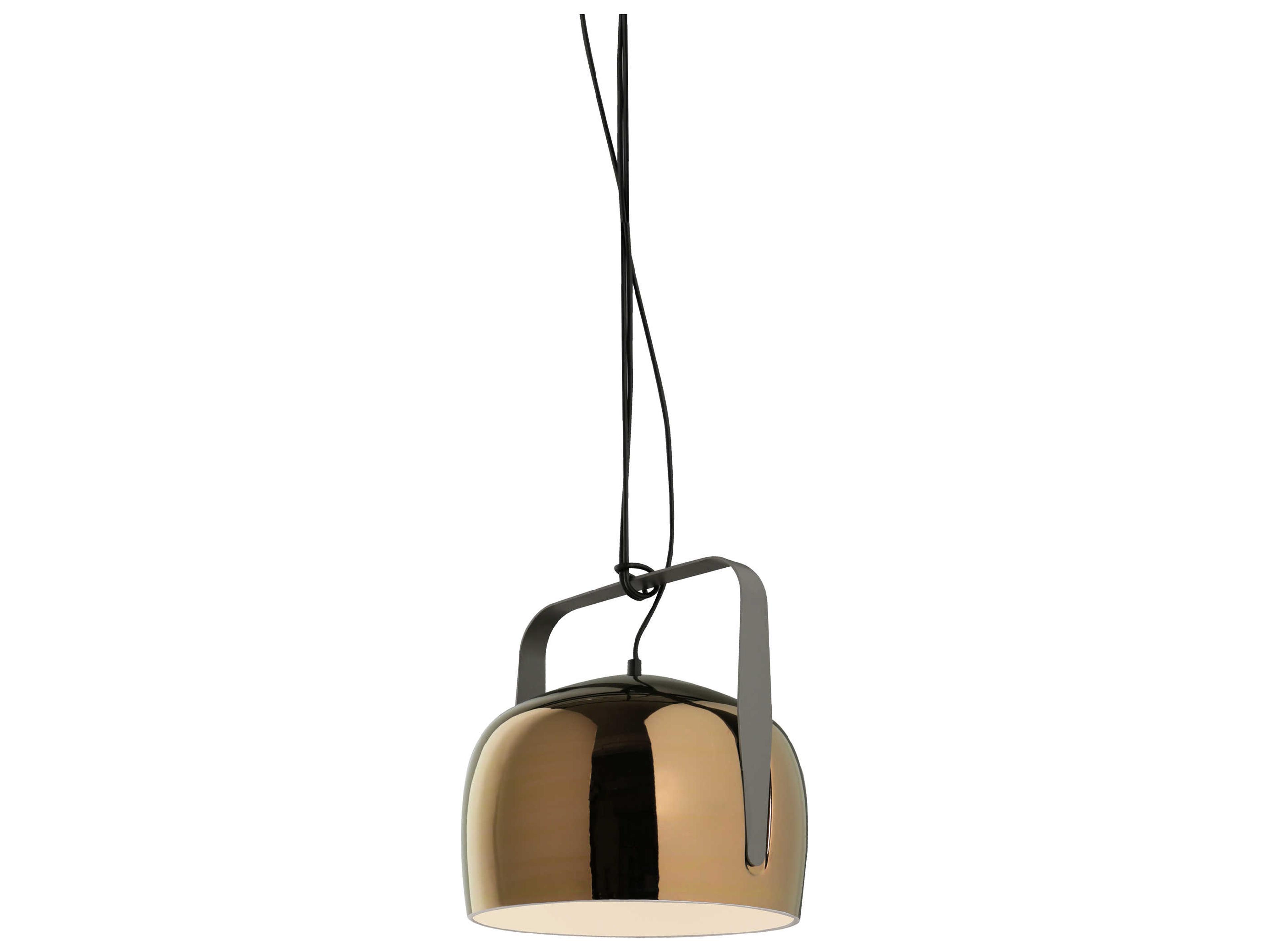 Karman Bag 1-Light Bronze LED Bowl Mini Pendant