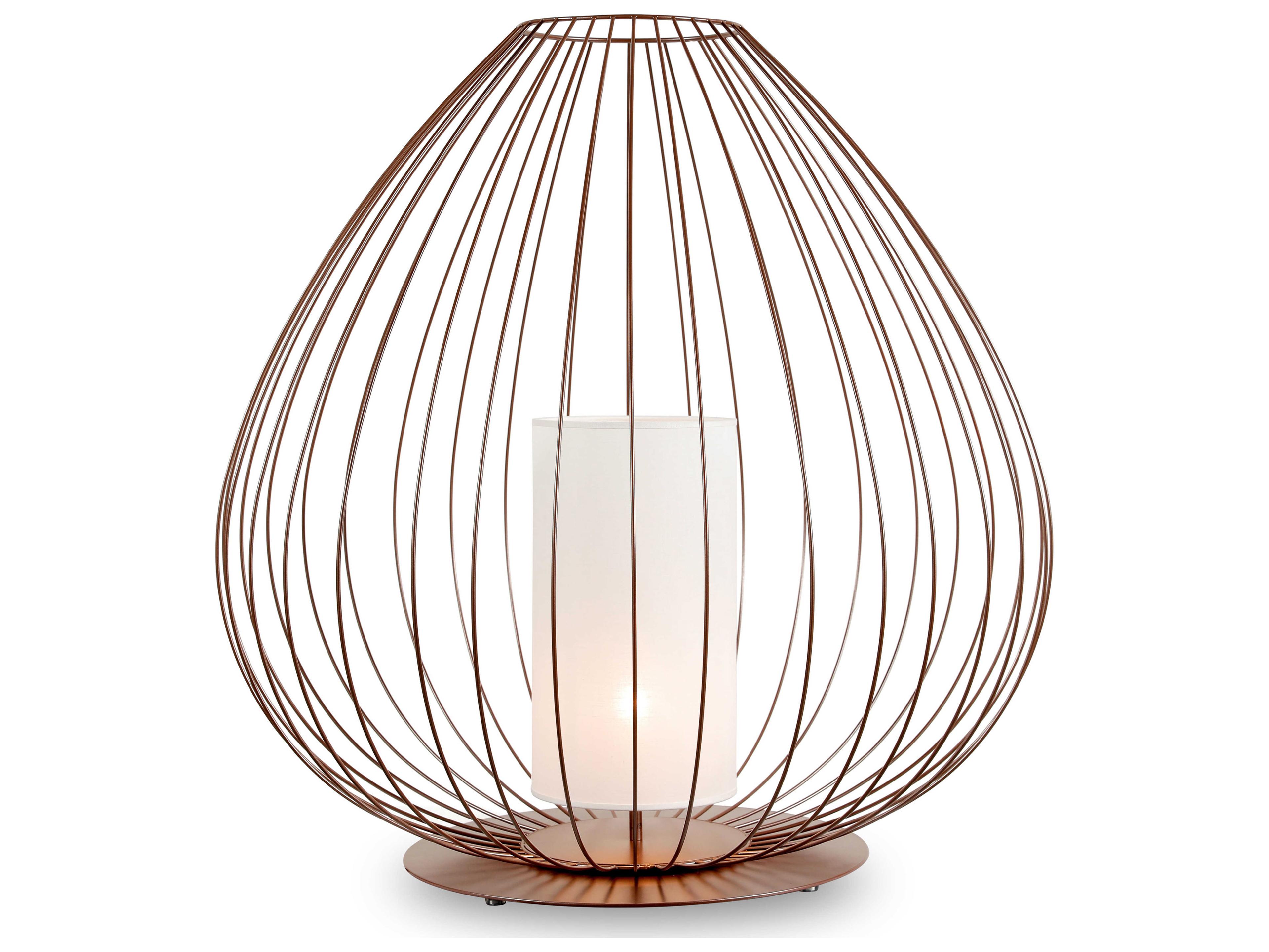 Karman Cell LED Lacquered Glossy Bronze Buffet Lamp