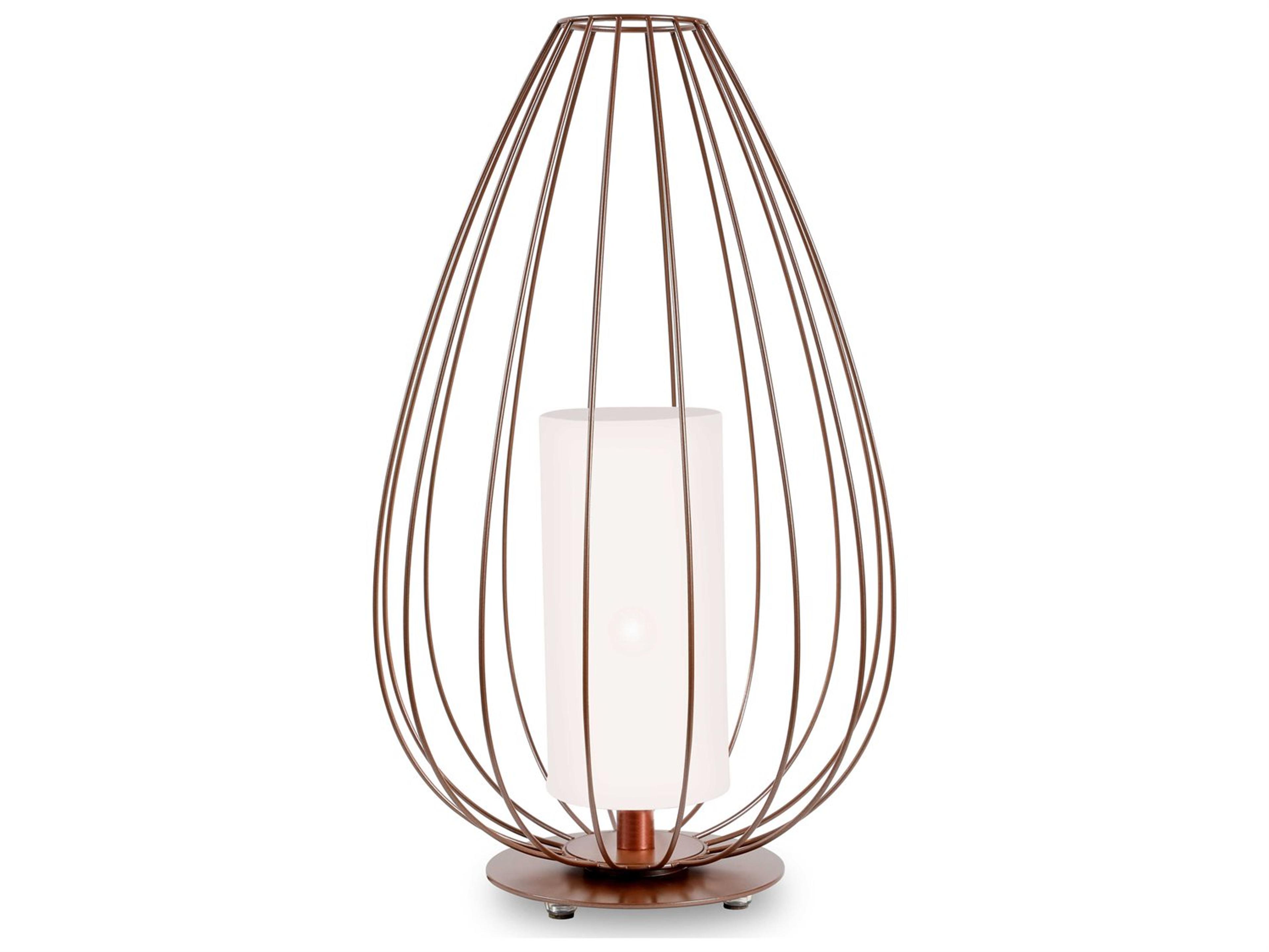 Karman Cell LED Lacquered Glossy Bronze Buffet Lamp