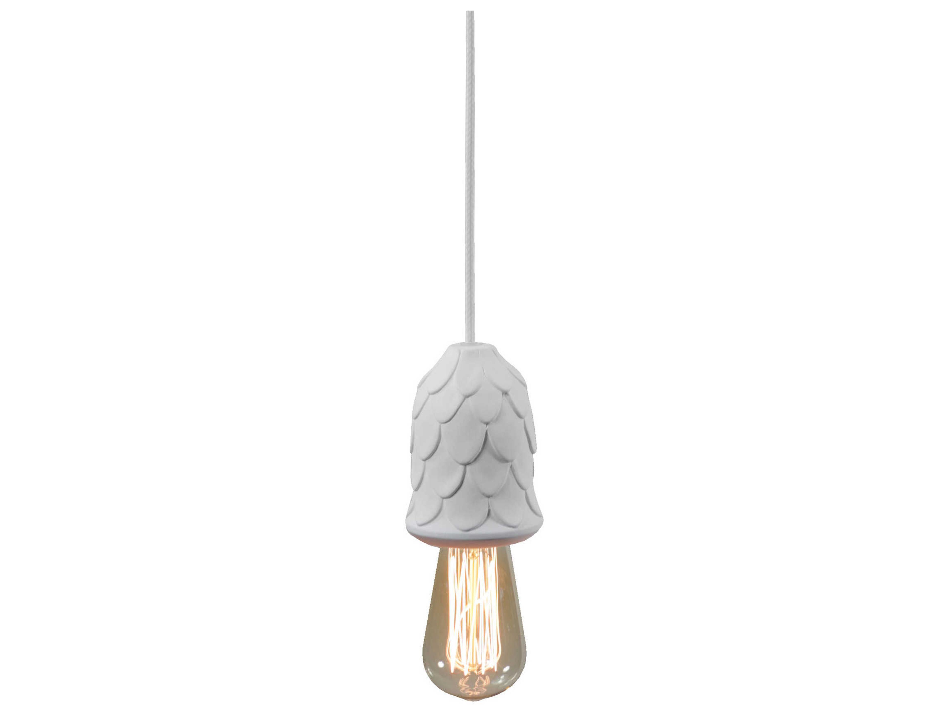 Karman Sherwood 1-Light Matt White LED Mini Pendant