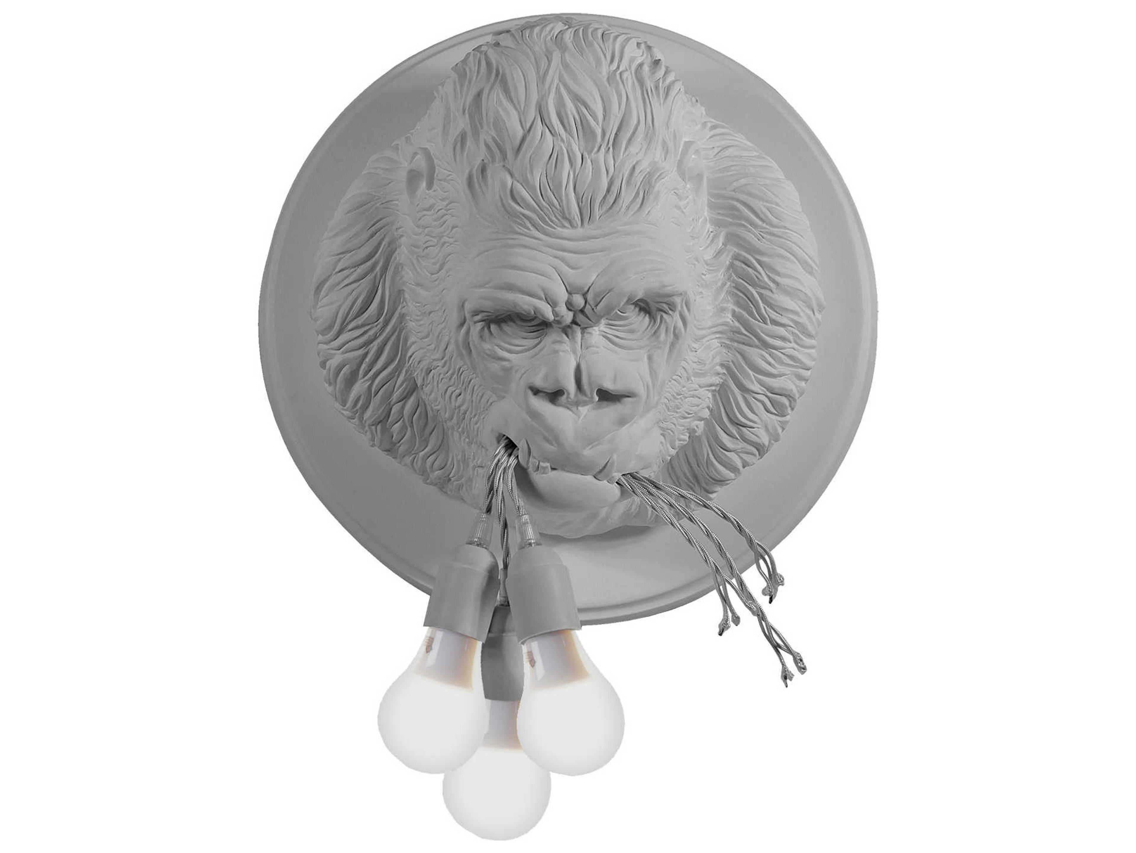 Karman Ugo Rilla 3-Light Matt White LED Wall Sconce