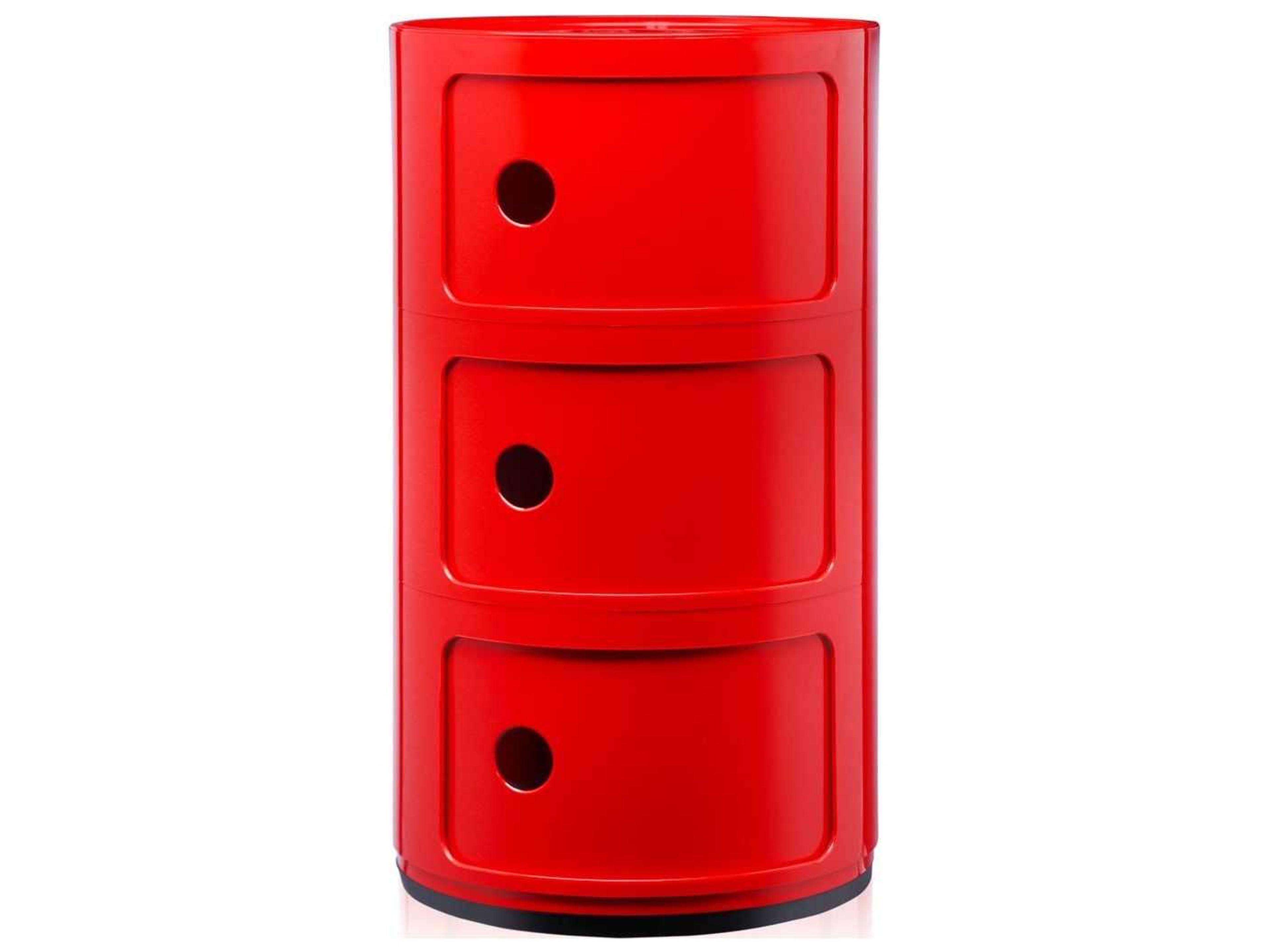 Kartell Componibili Red File Cabinet