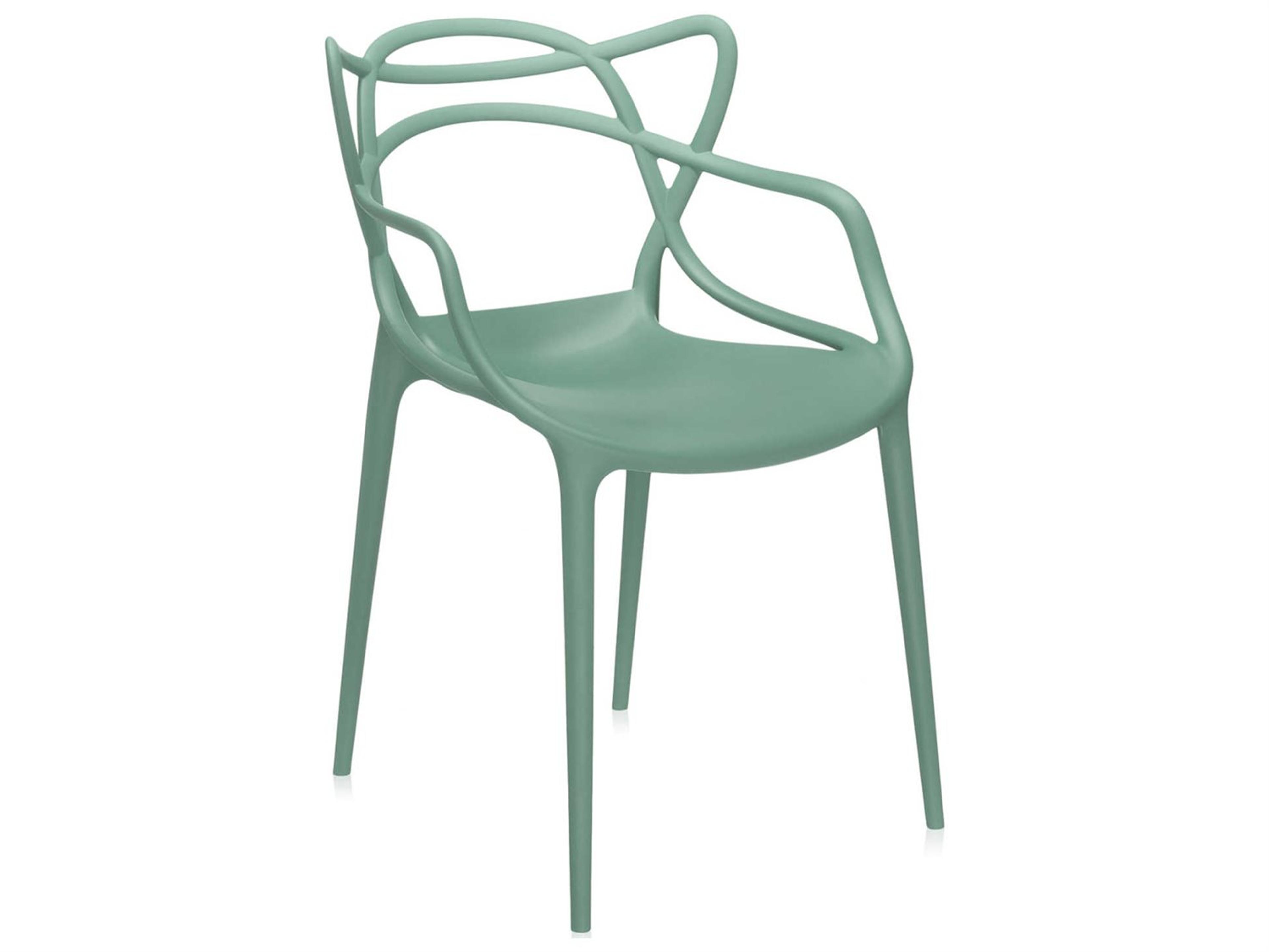 Kartell Masters Green Arm Dining Chair  (Sold in 2)