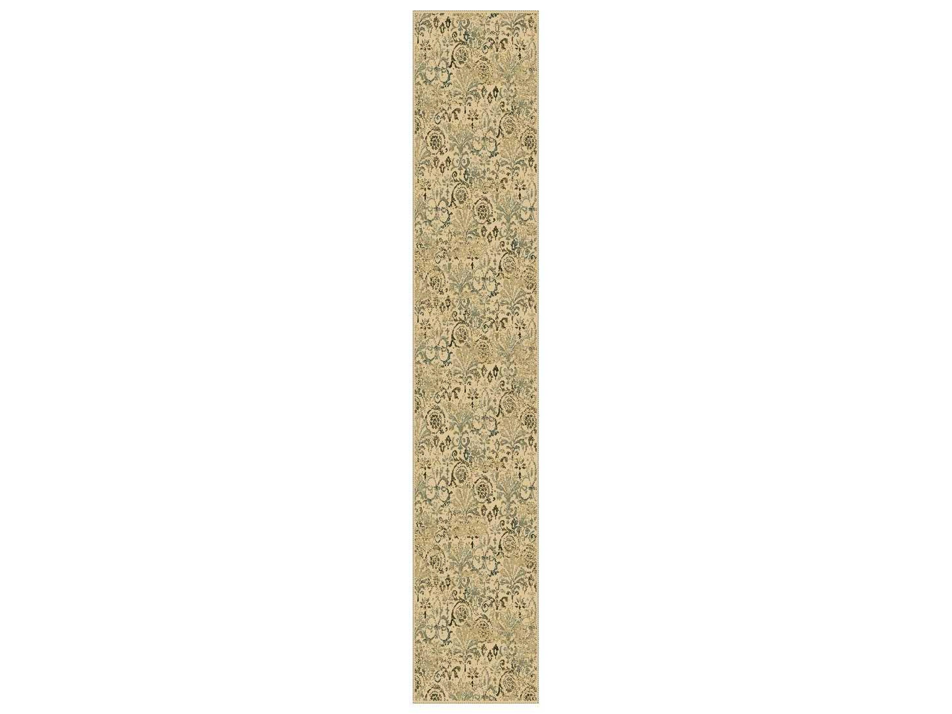 KAS Heritage Floral Runner Area Rug