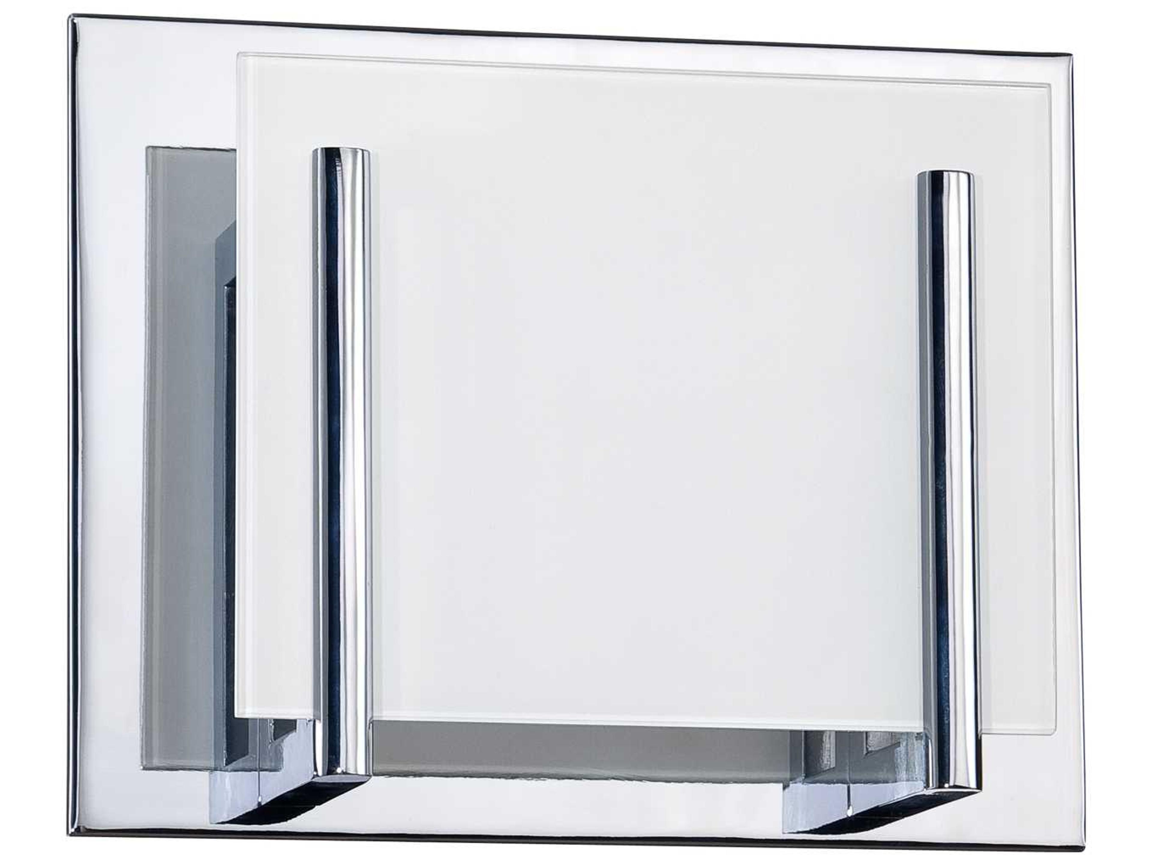 Kendal Aurora Chrome Glass Wall Sconce