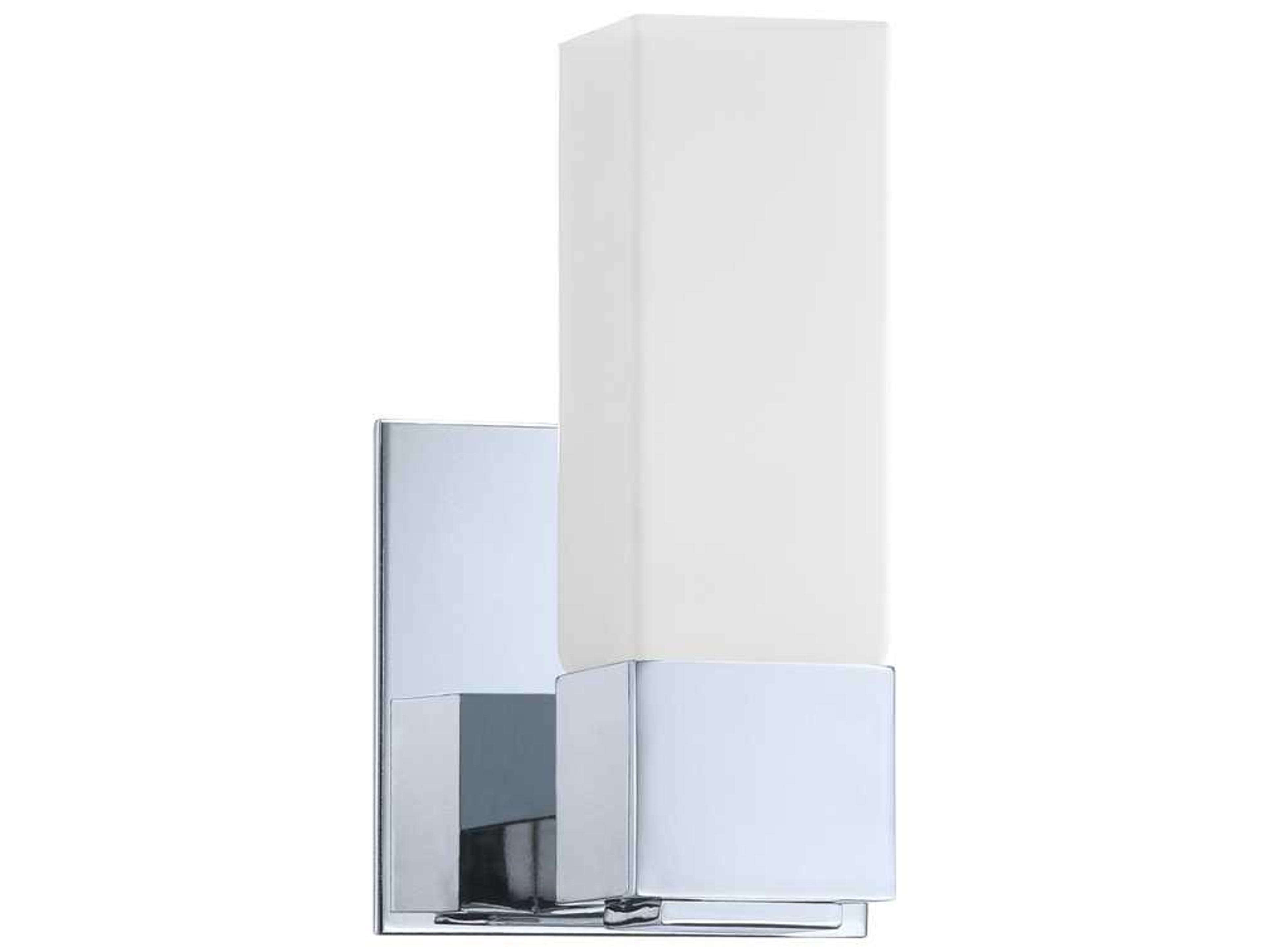 Madison Chrome Glass Wall Sconce