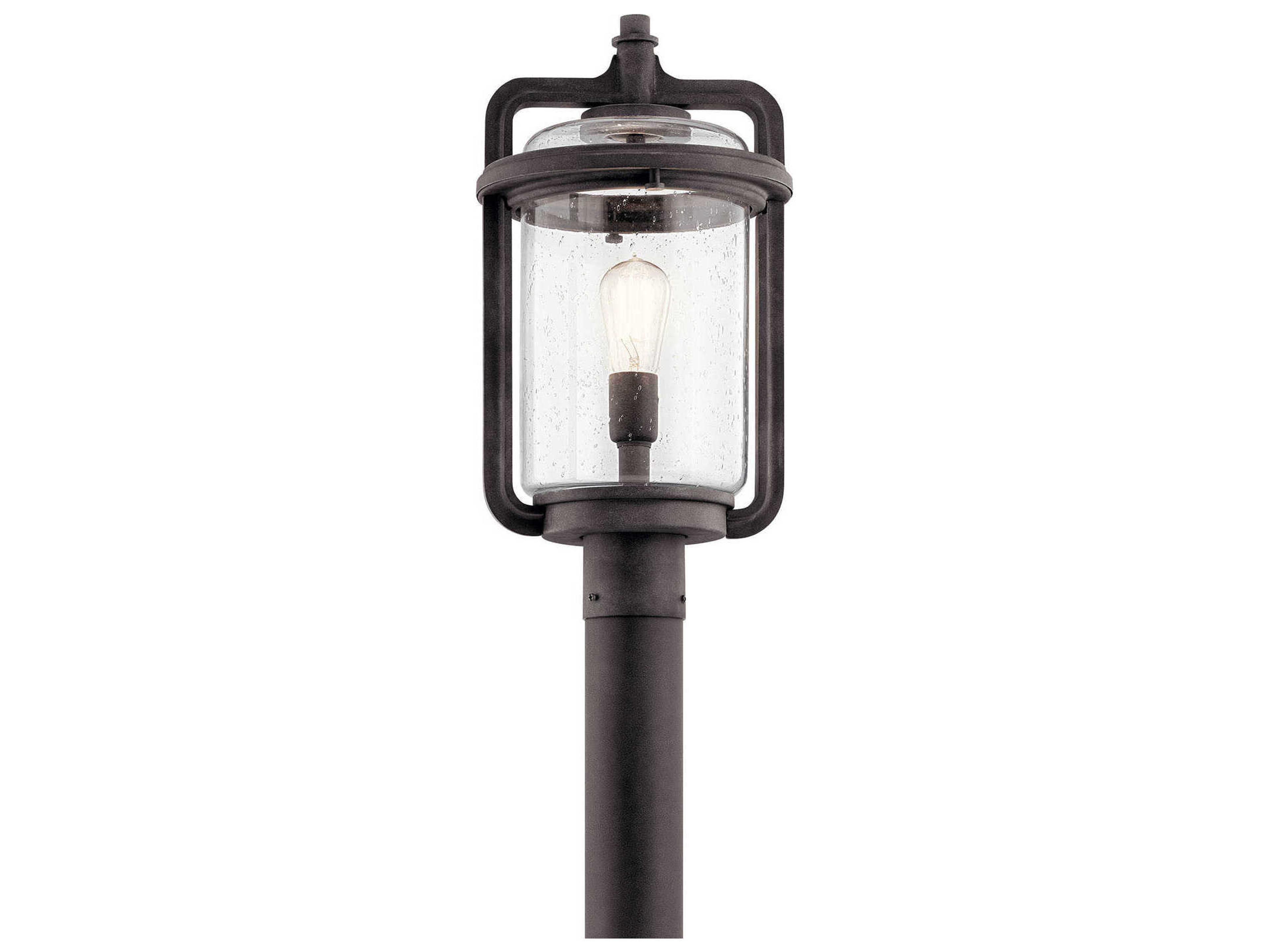 Kichler Andover 1 - Light Glass Outdoor Post Light