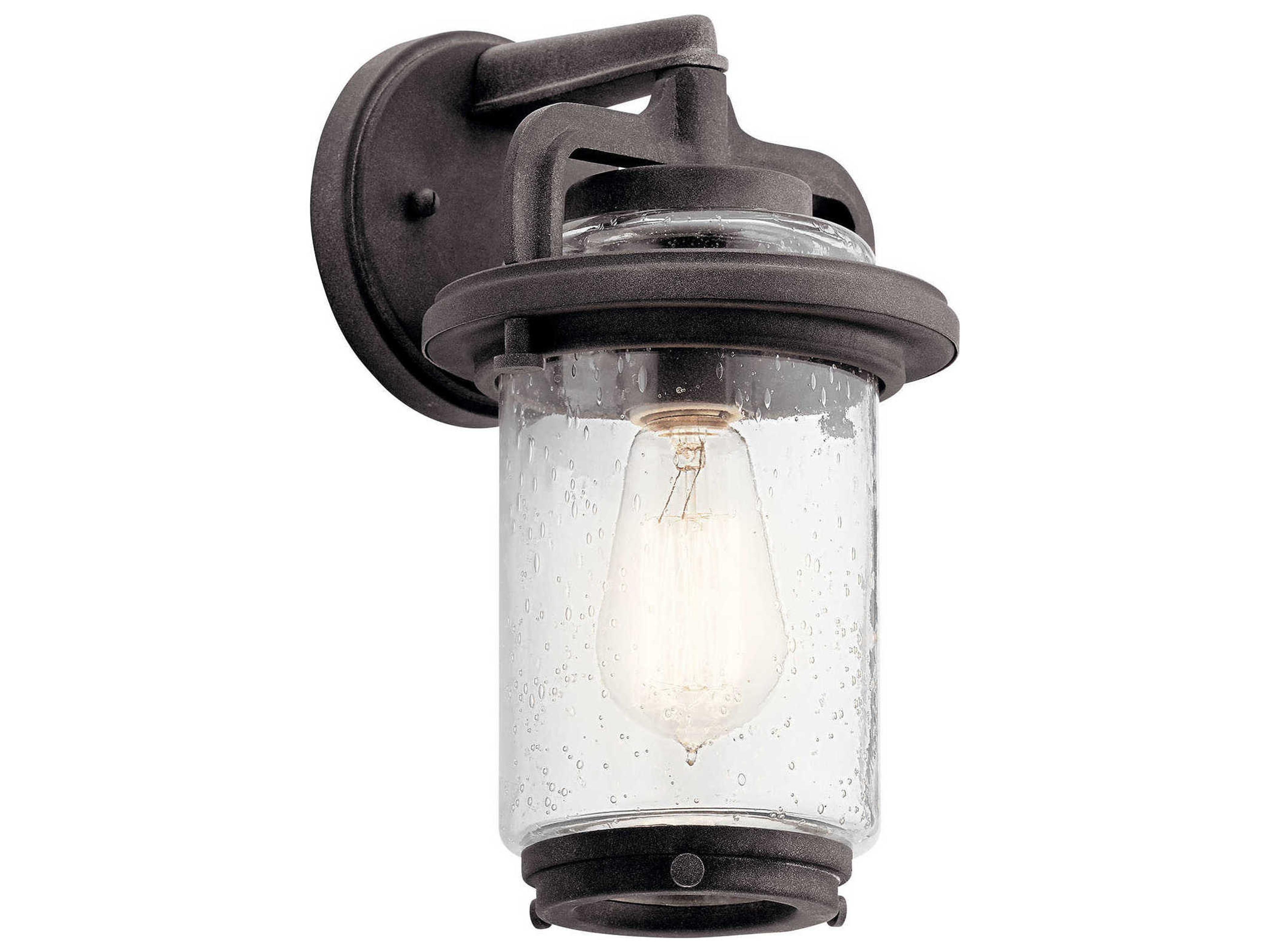 Kichler Andover 1 - Light Glass Outdoor Wall Light