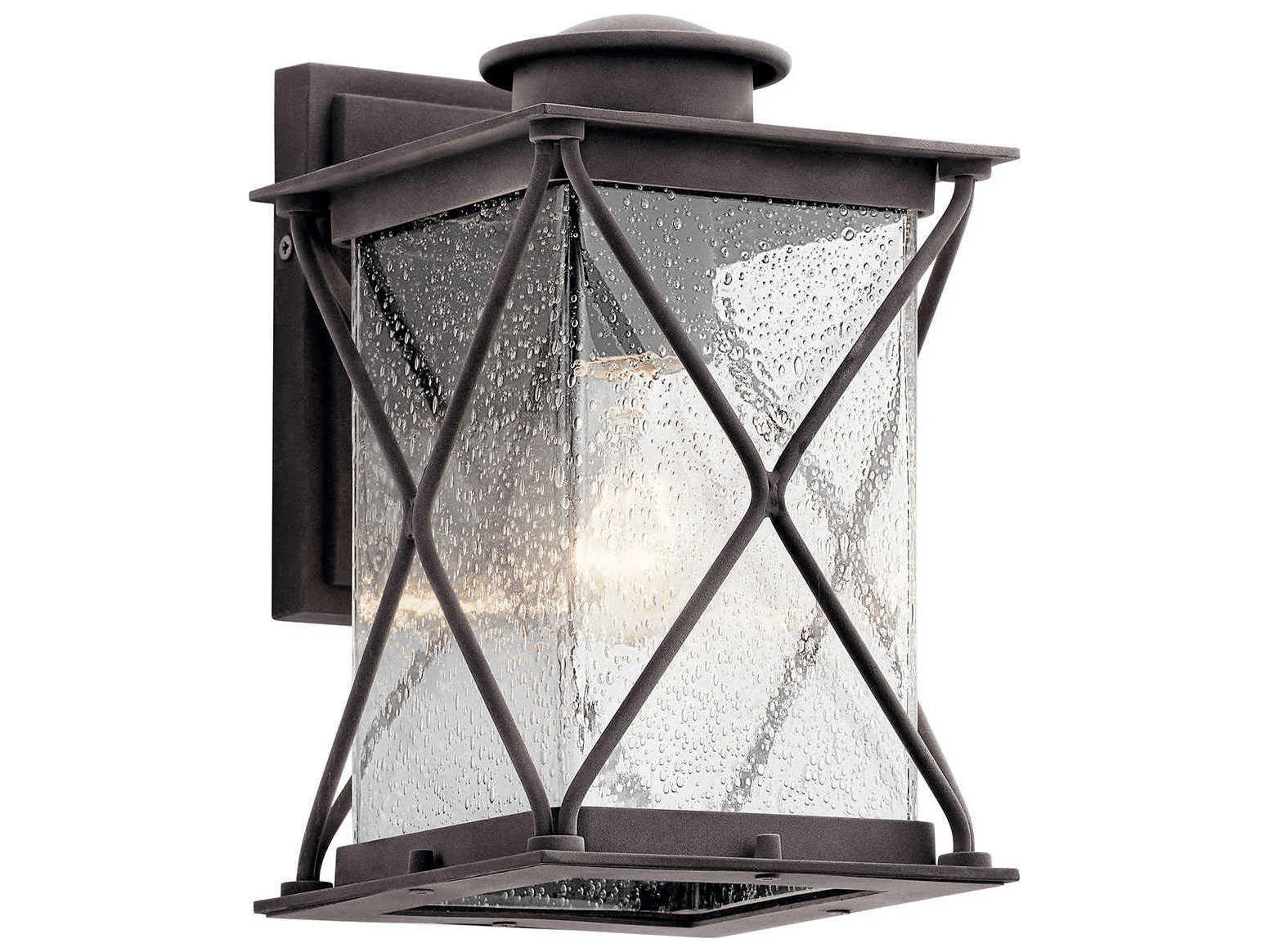Kichler Argyle 1 - Light Glass Outdoor Wall Light