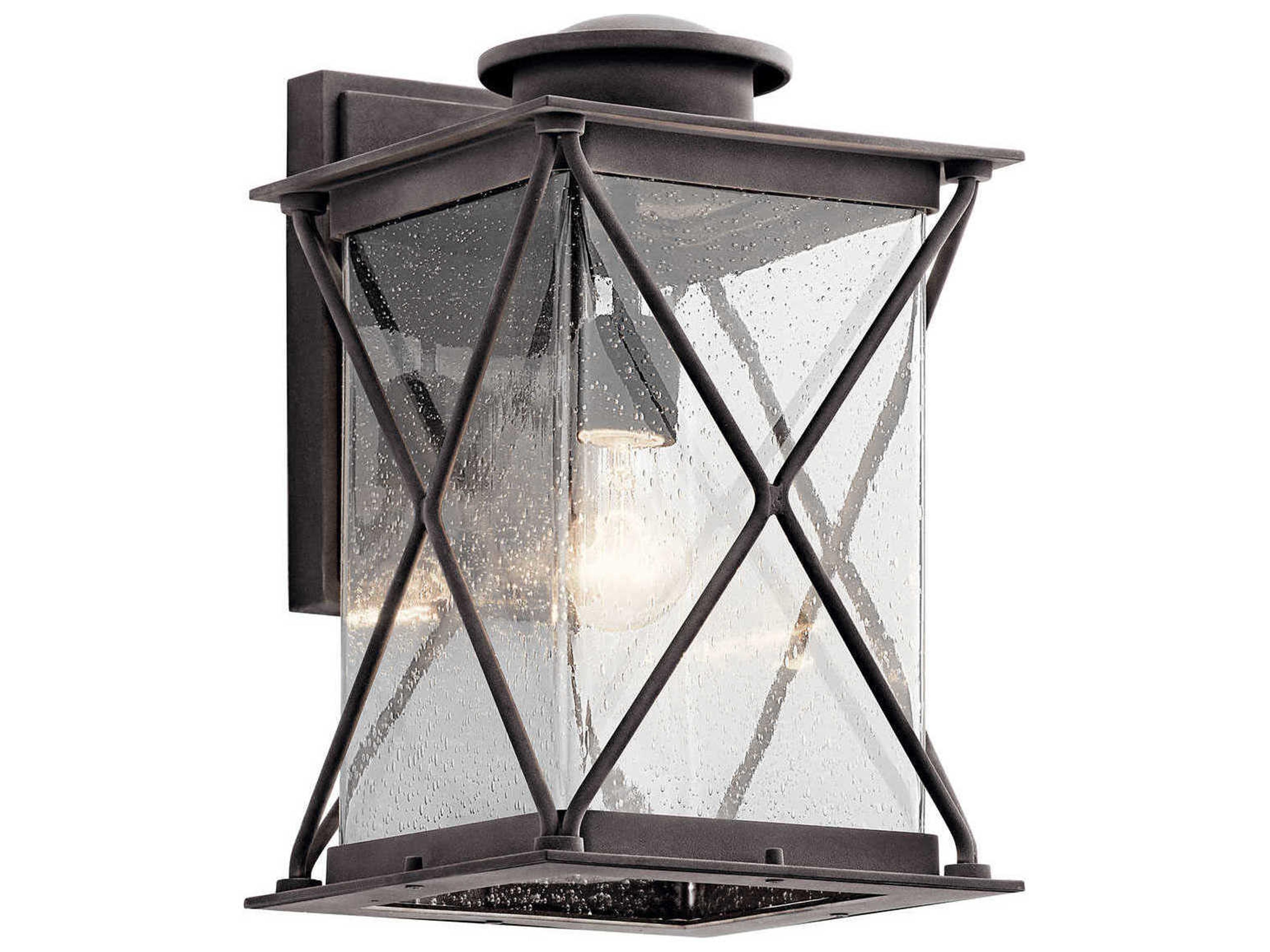 Kichler Argyle 1 - Light Glass Outdoor Wall Light
