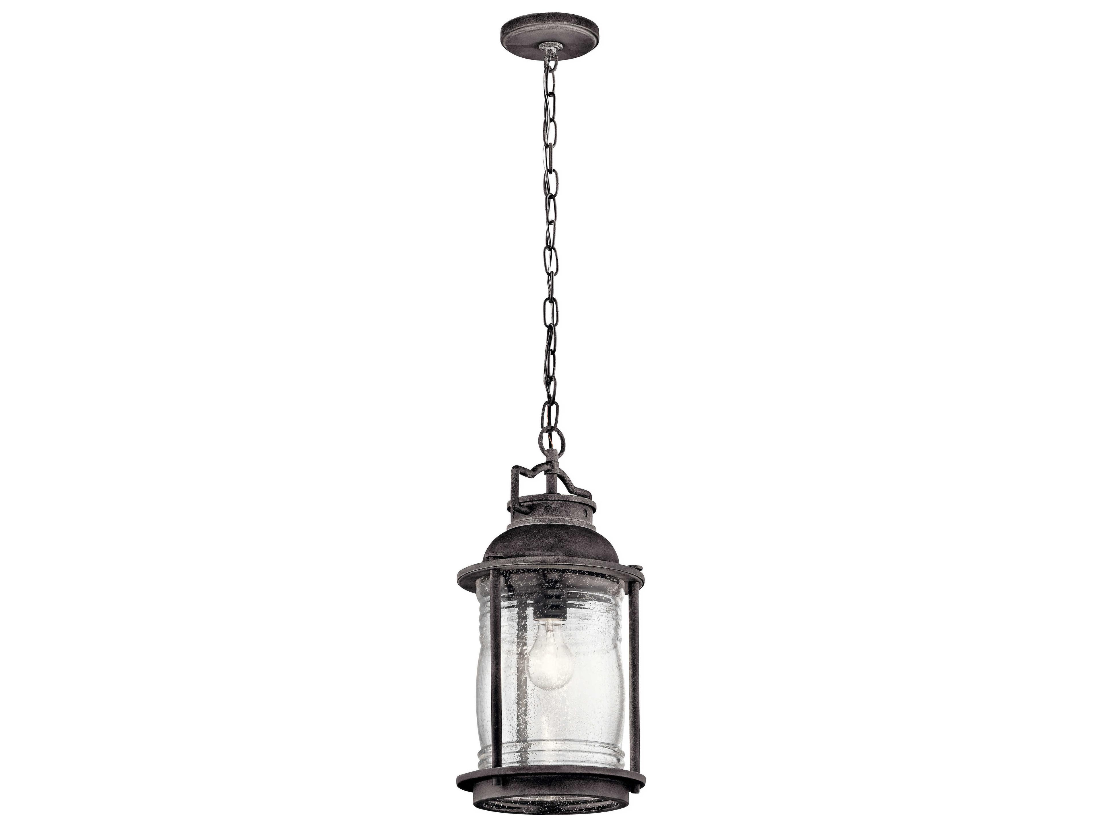 Kichler Ashland Bay 1 - Light Glass Outdoor Hanging Light