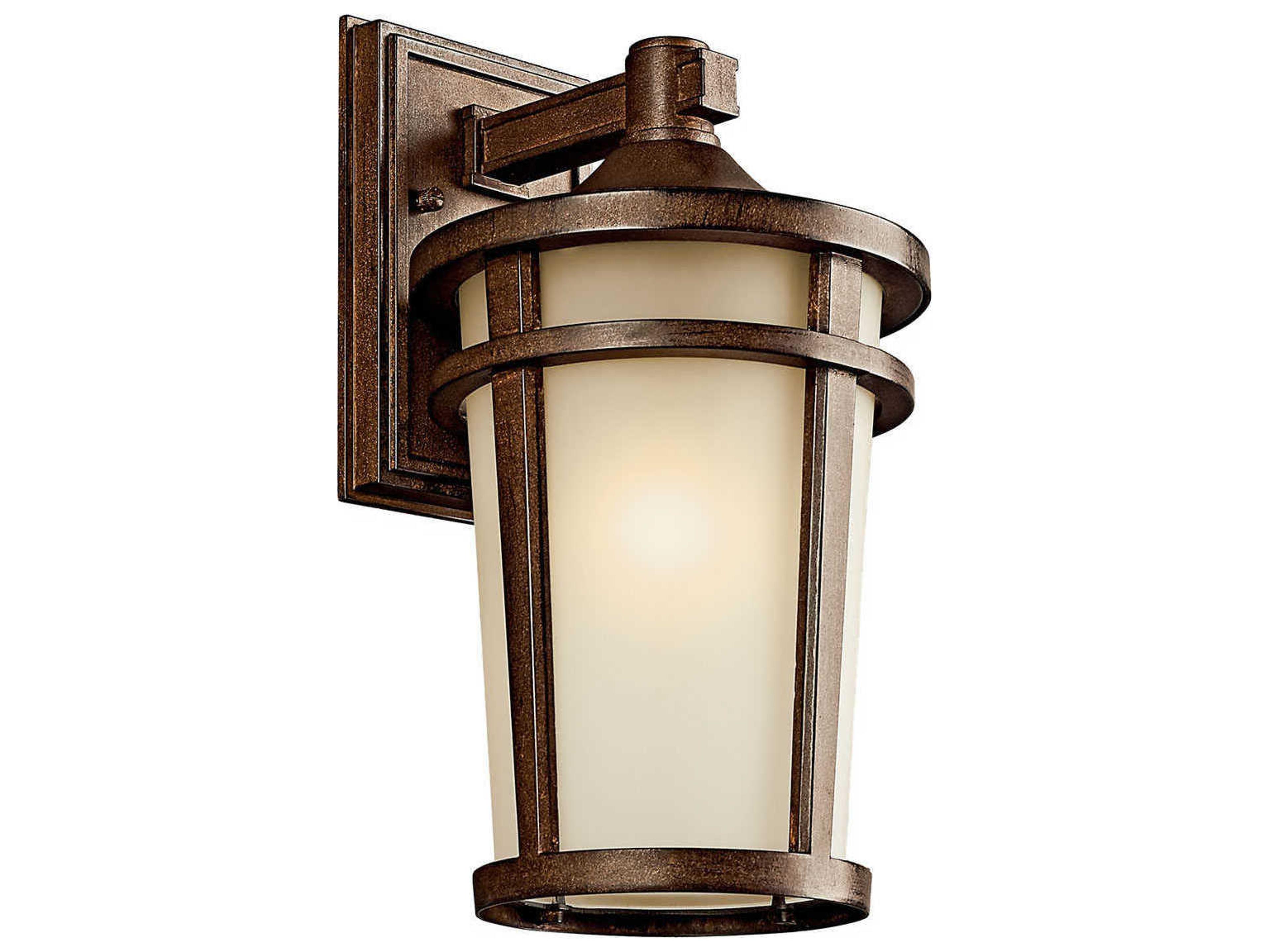 Kichler Atwood 1 - Light Glass Outdoor Wall Light
