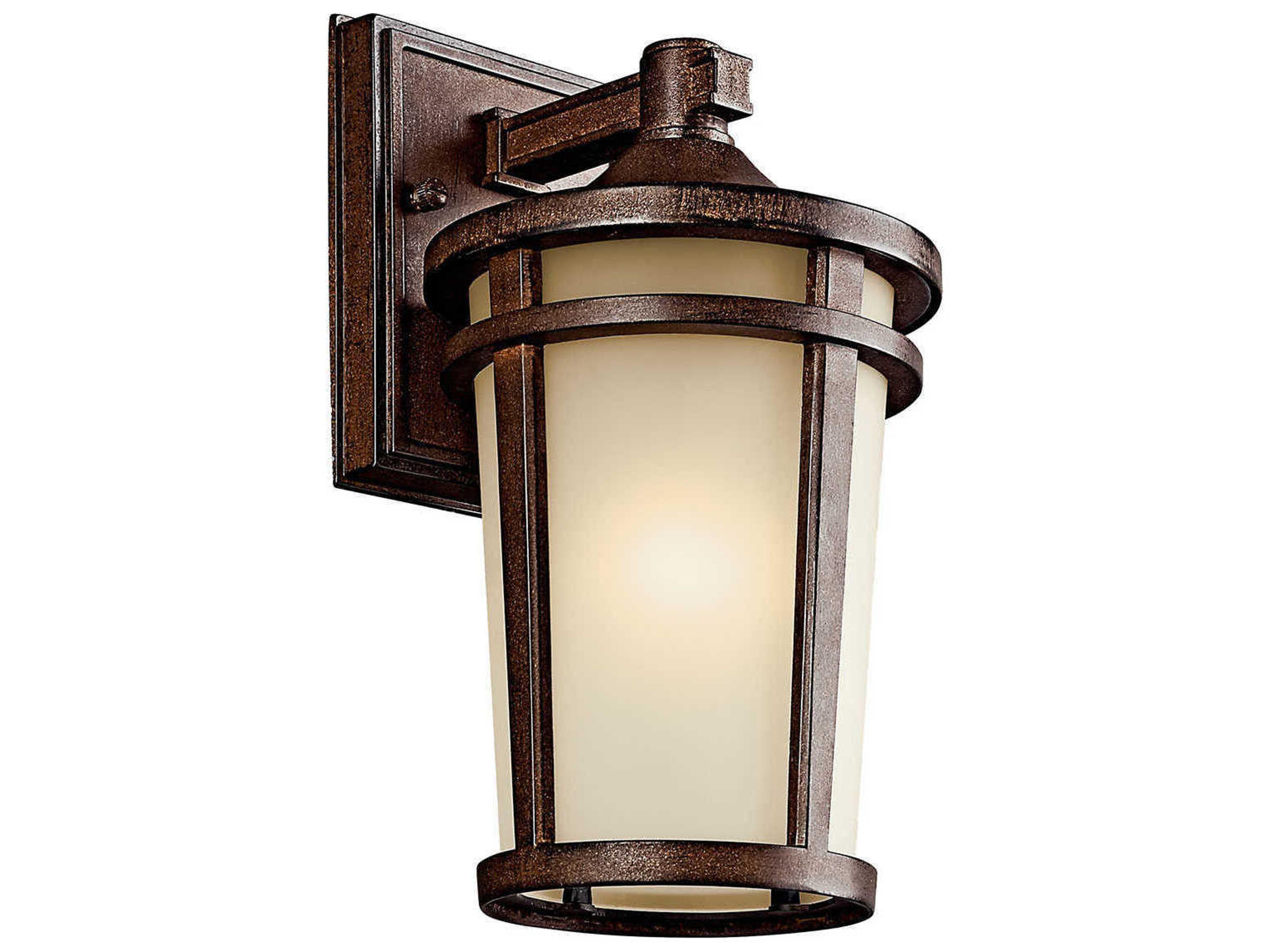 Kichler Atwood 1 - Light Glass Outdoor Wall Light