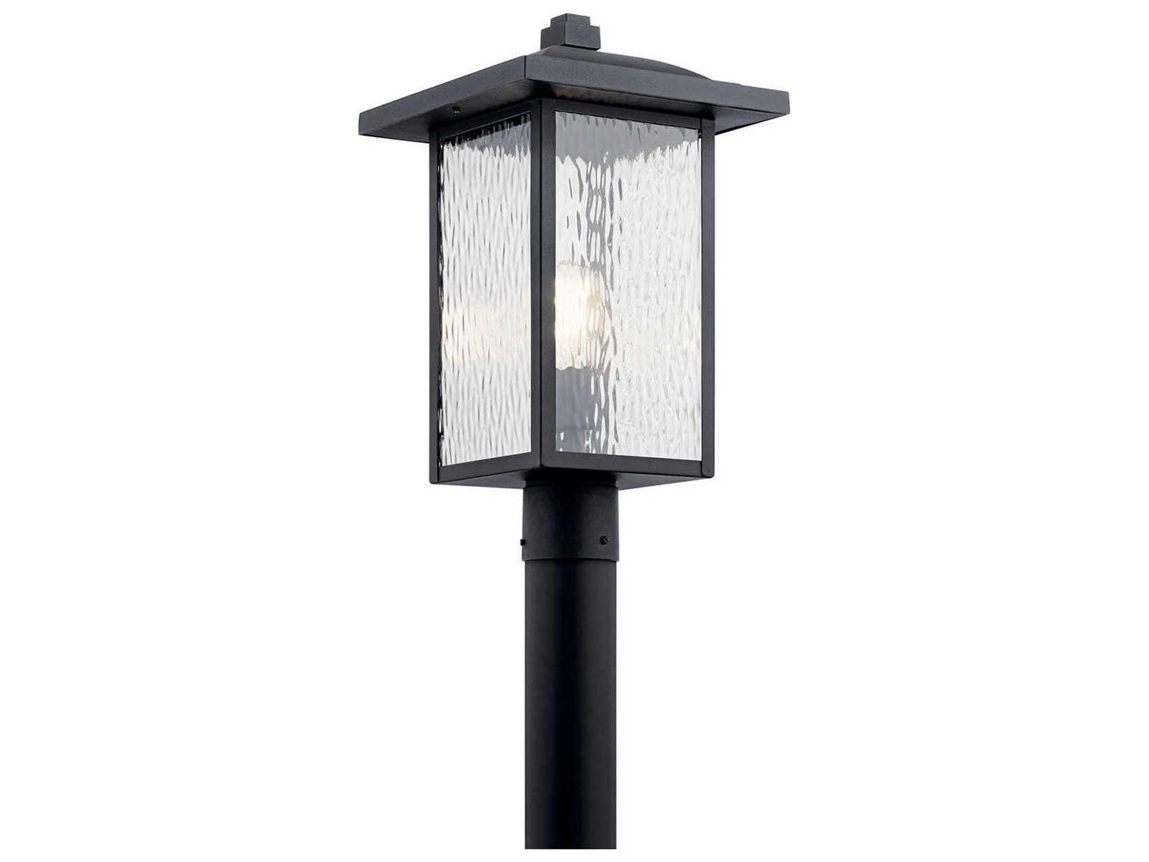 Kichler Capanna 1 - Light Glass Outdoor Post Light