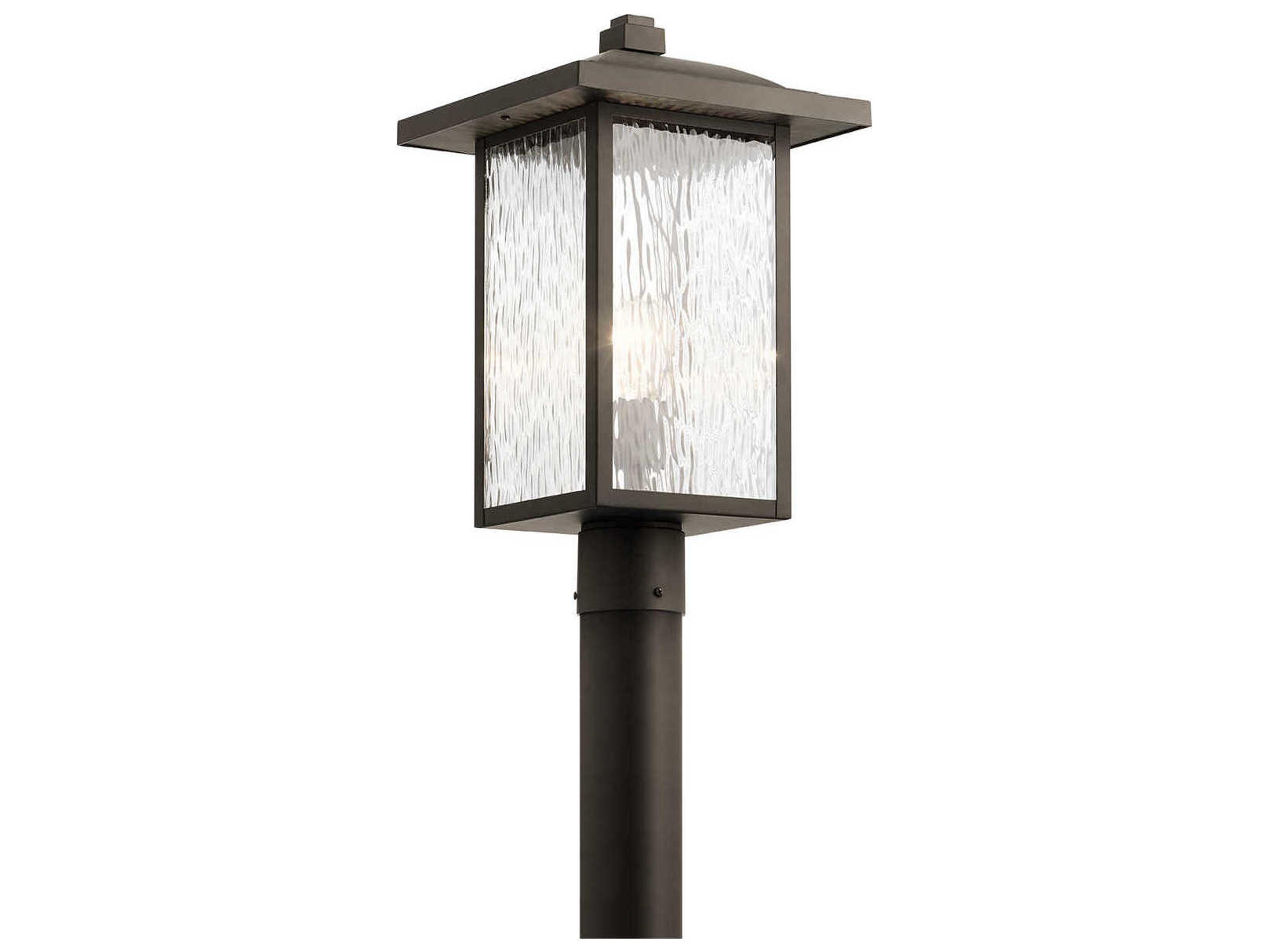 Kichler Capanna 1 - Light Glass Outdoor Post Light