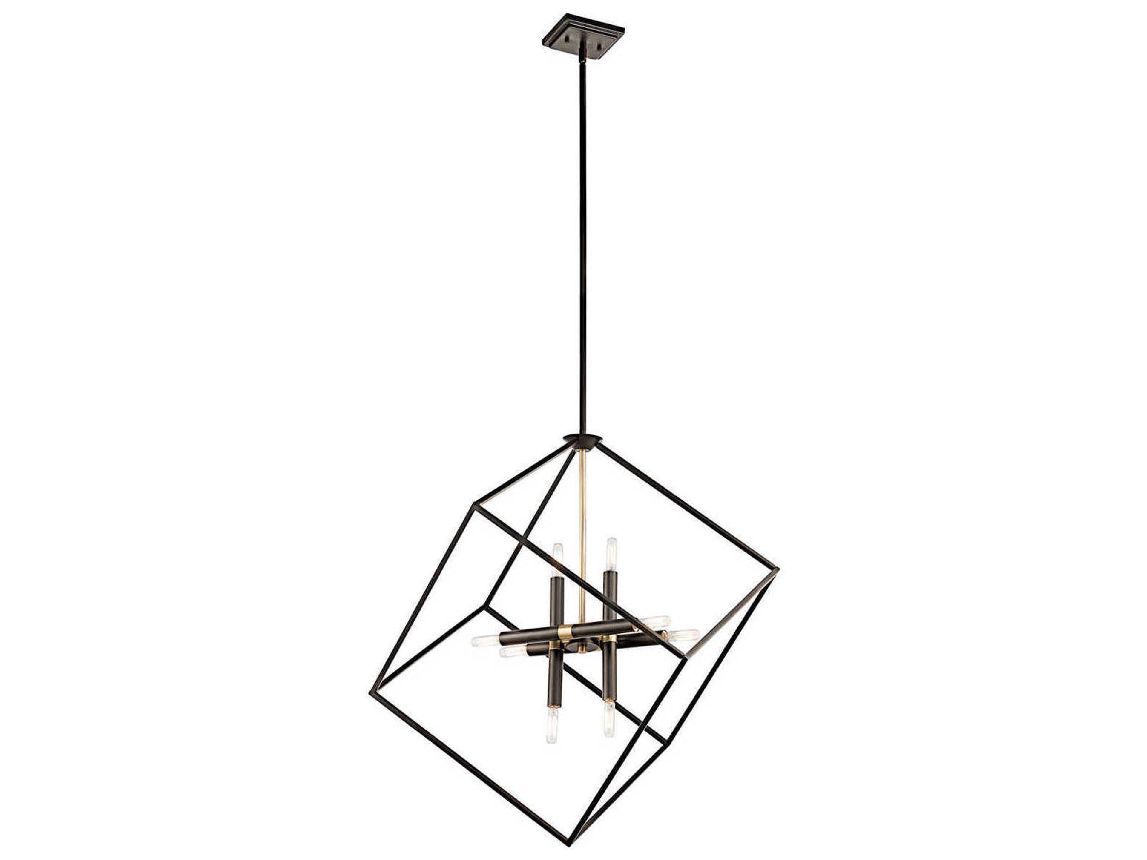 Kichler Cartone 8-Light Olde Bronze Geometric Pendant