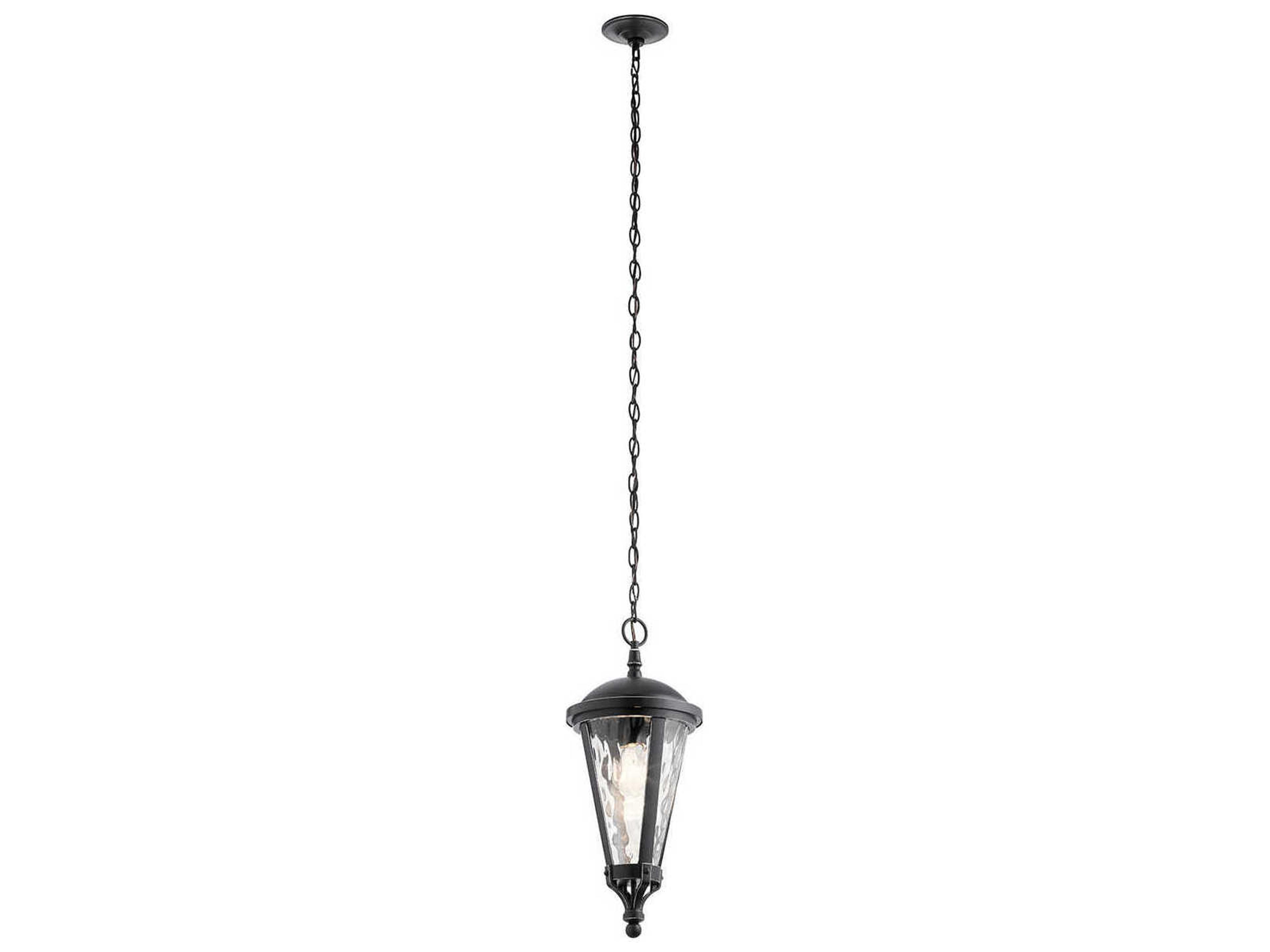 Kichler Cresleigh 1 - Light Glass Outdoor Hanging Light