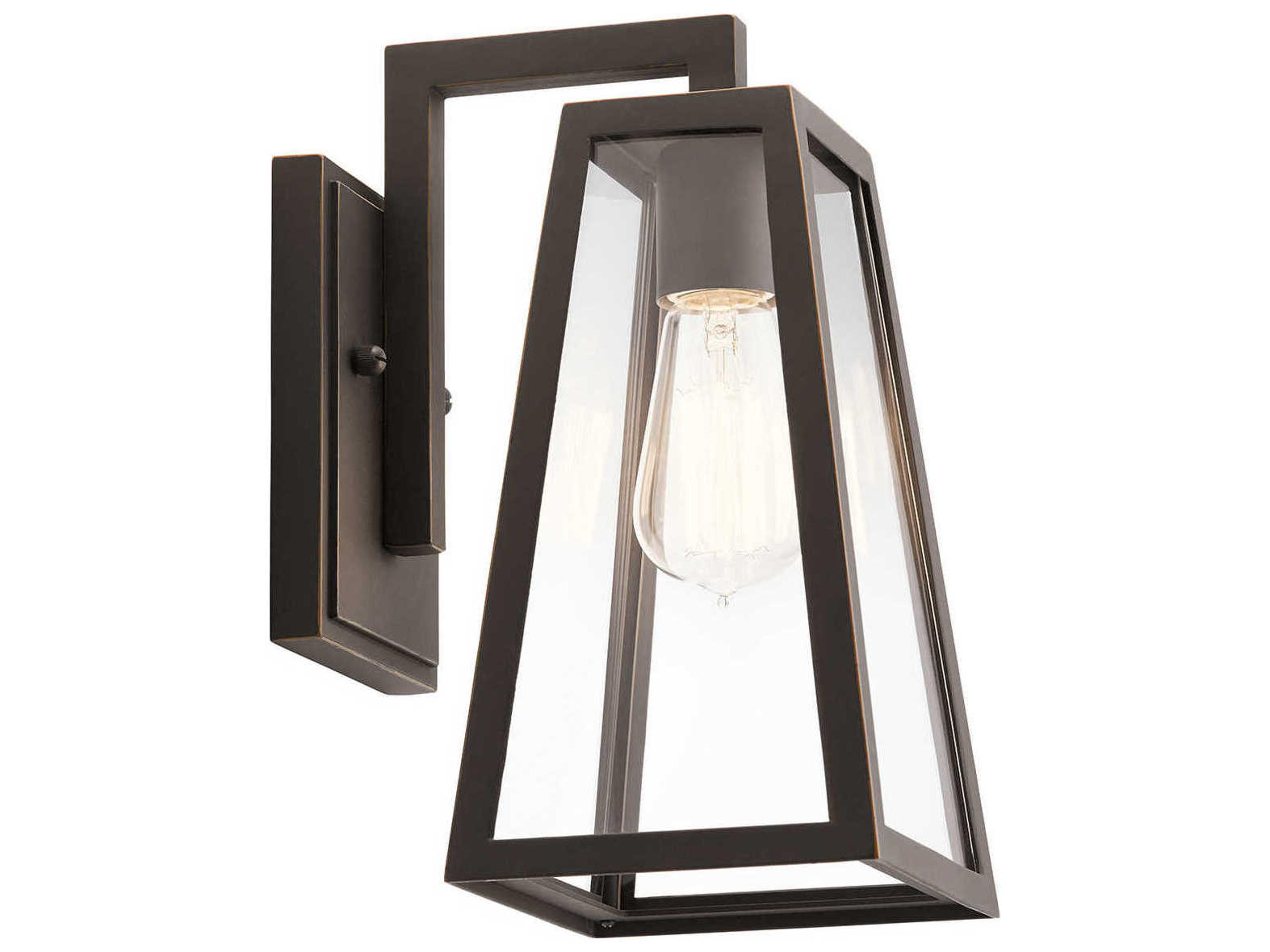 Delison 1 - Light Glass Outdoor Wall Light