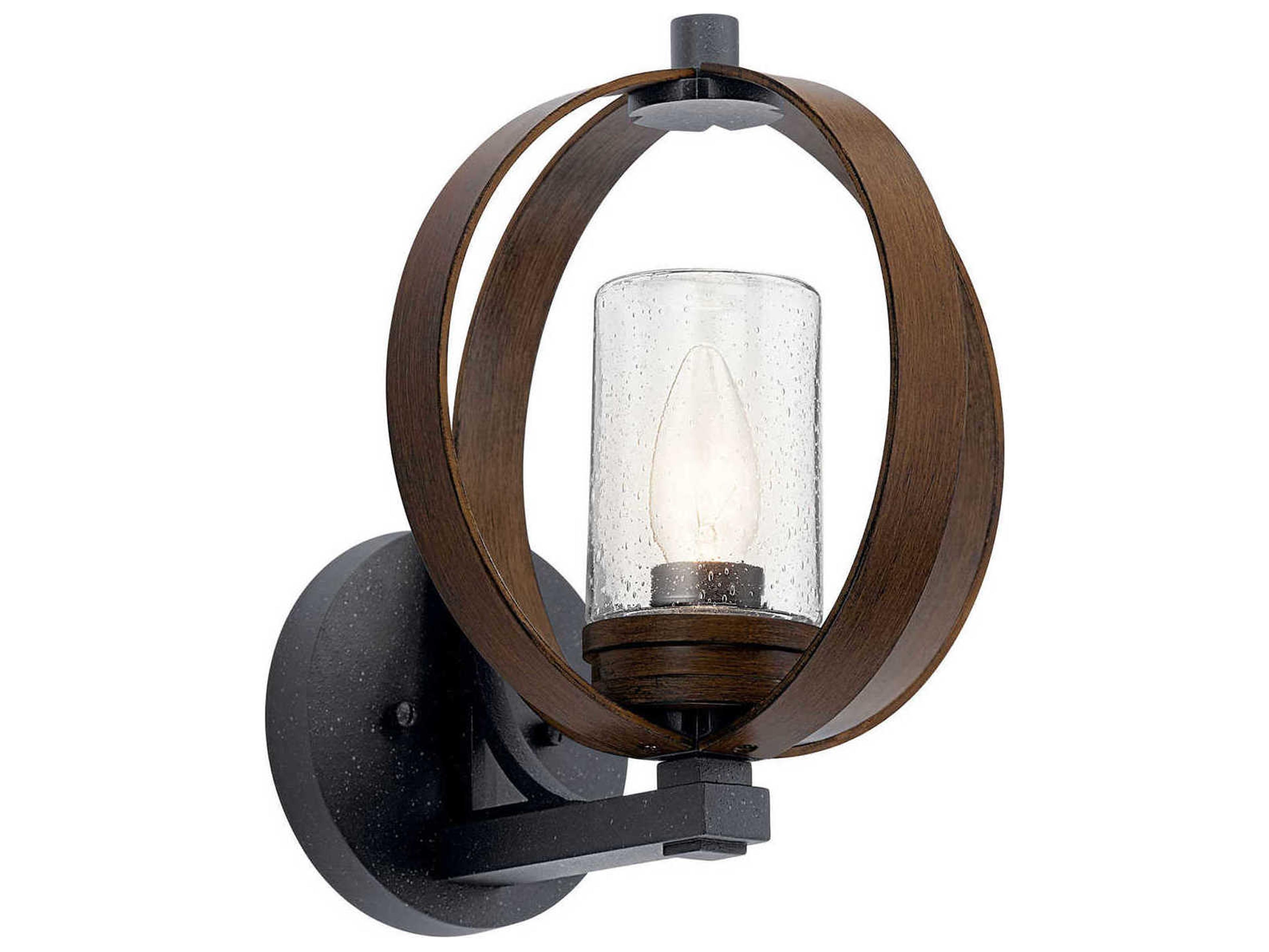Grand Bank 1 - Light Glass Outdoor Wall Light