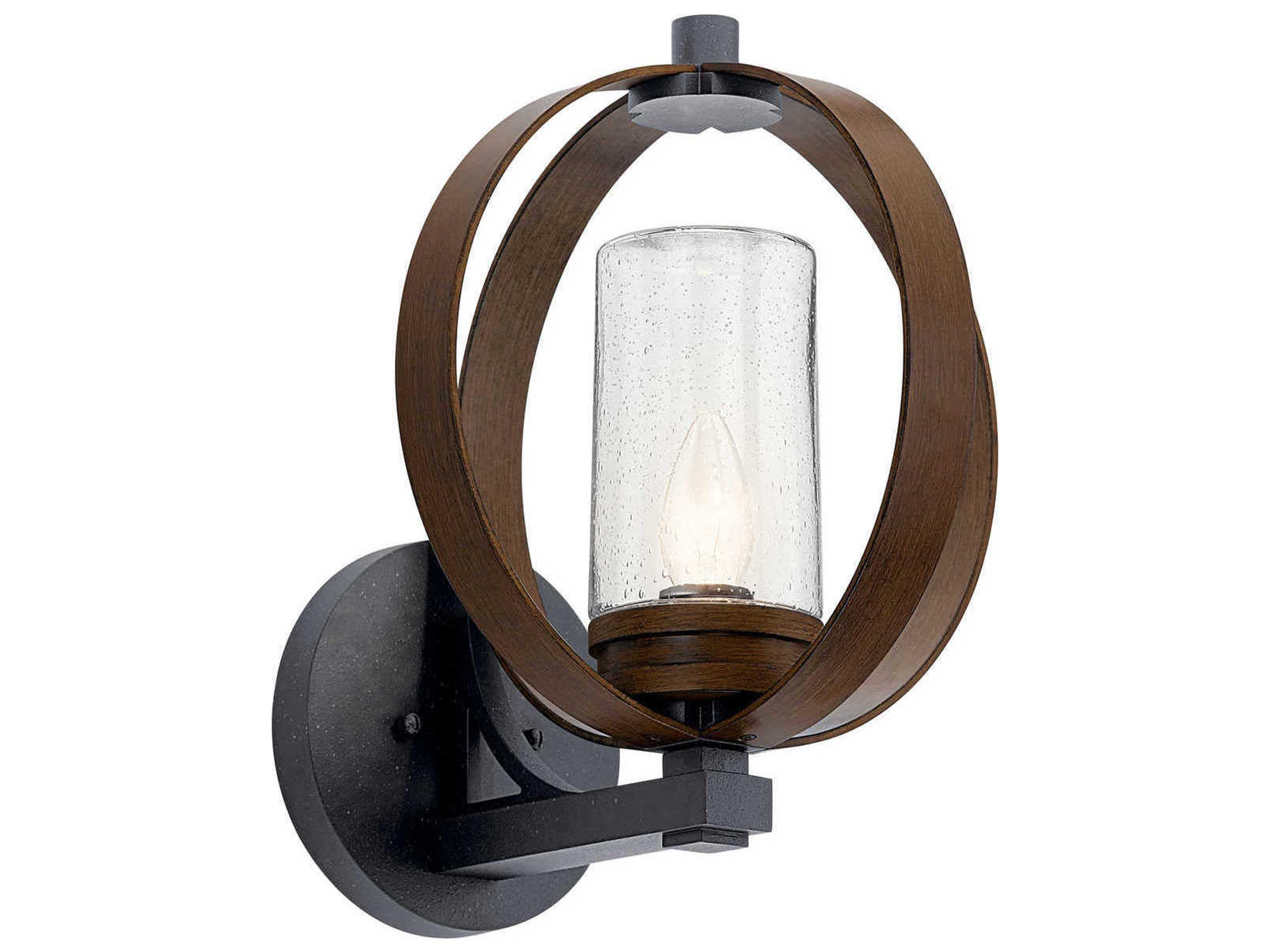 Grand Bank 1 - Light Glass Outdoor Wall Light