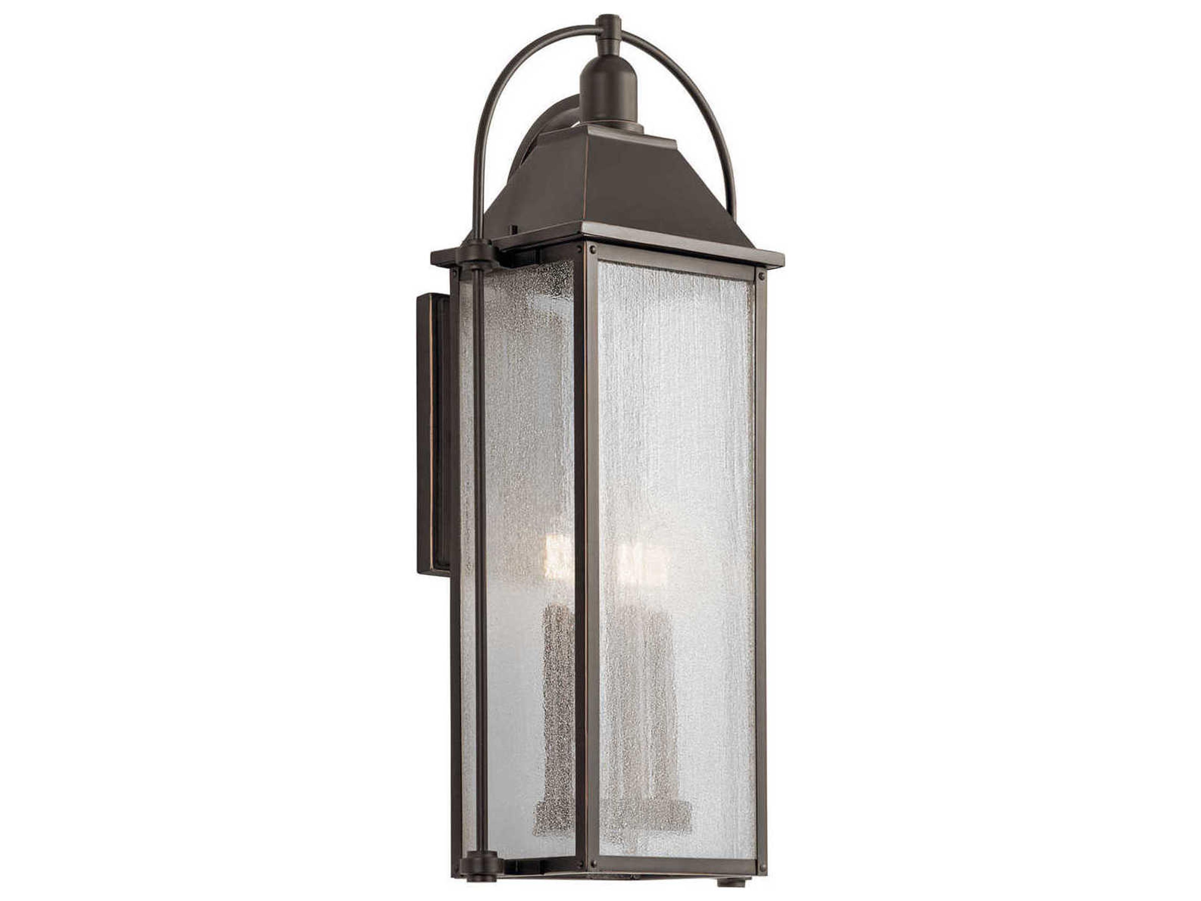 Kichler Harbor Row 4 - Light Glass Outdoor Wall Light