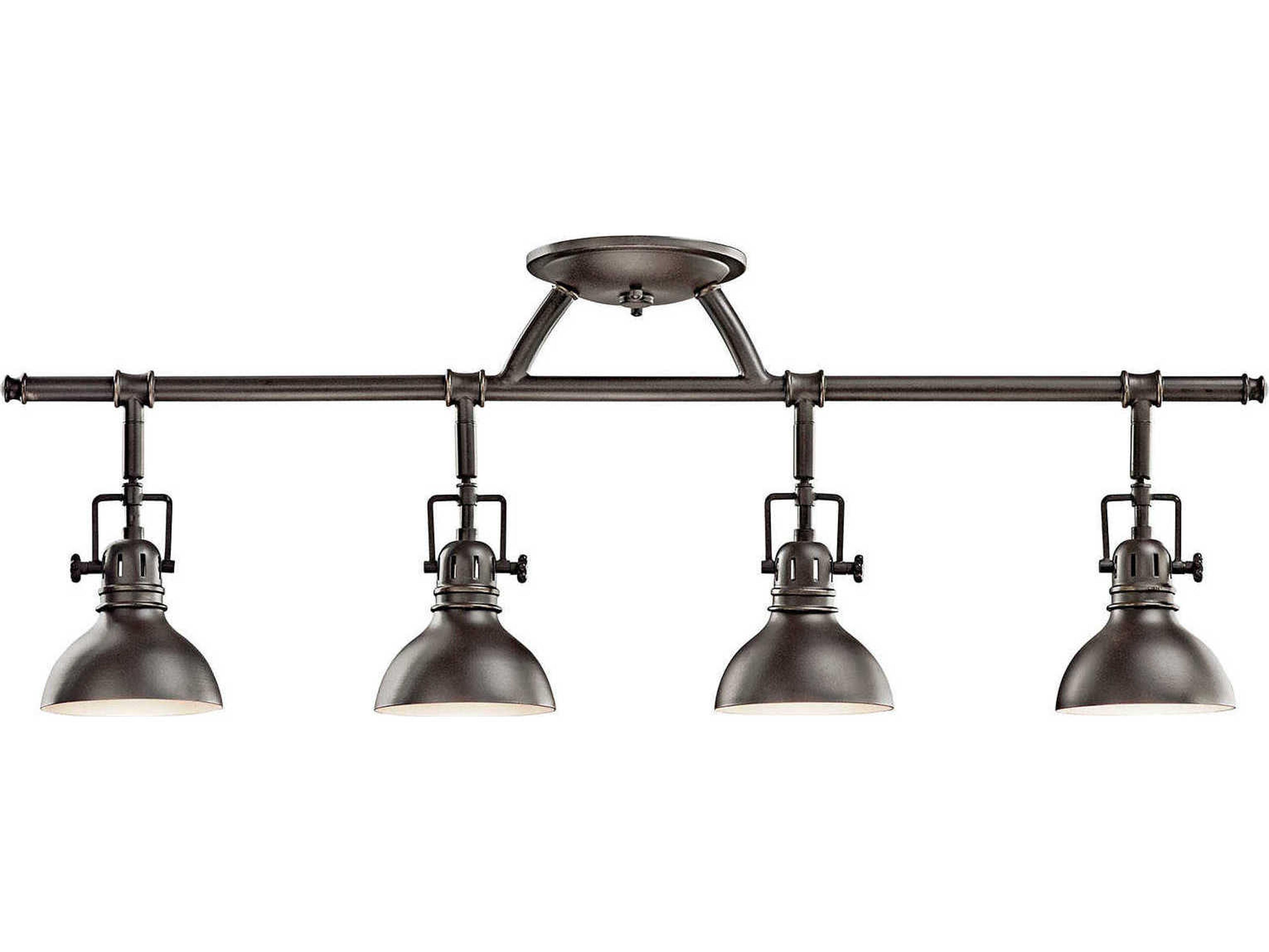Kichler Hatteras Bay 4-Light Olde Bronze Round Track & Rail Light