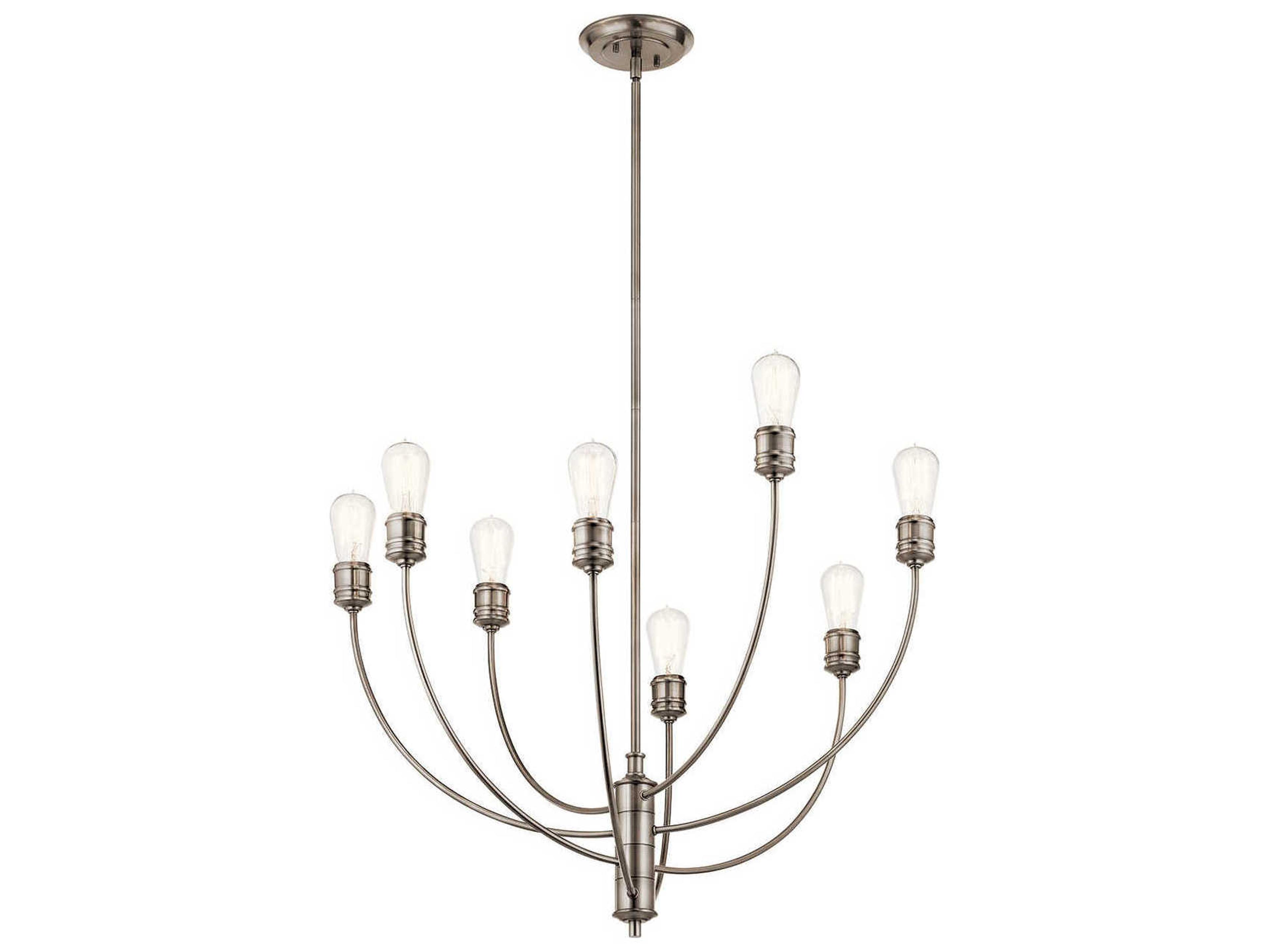 Kichler Hatton 8-Light Classic Pewter Chandelier