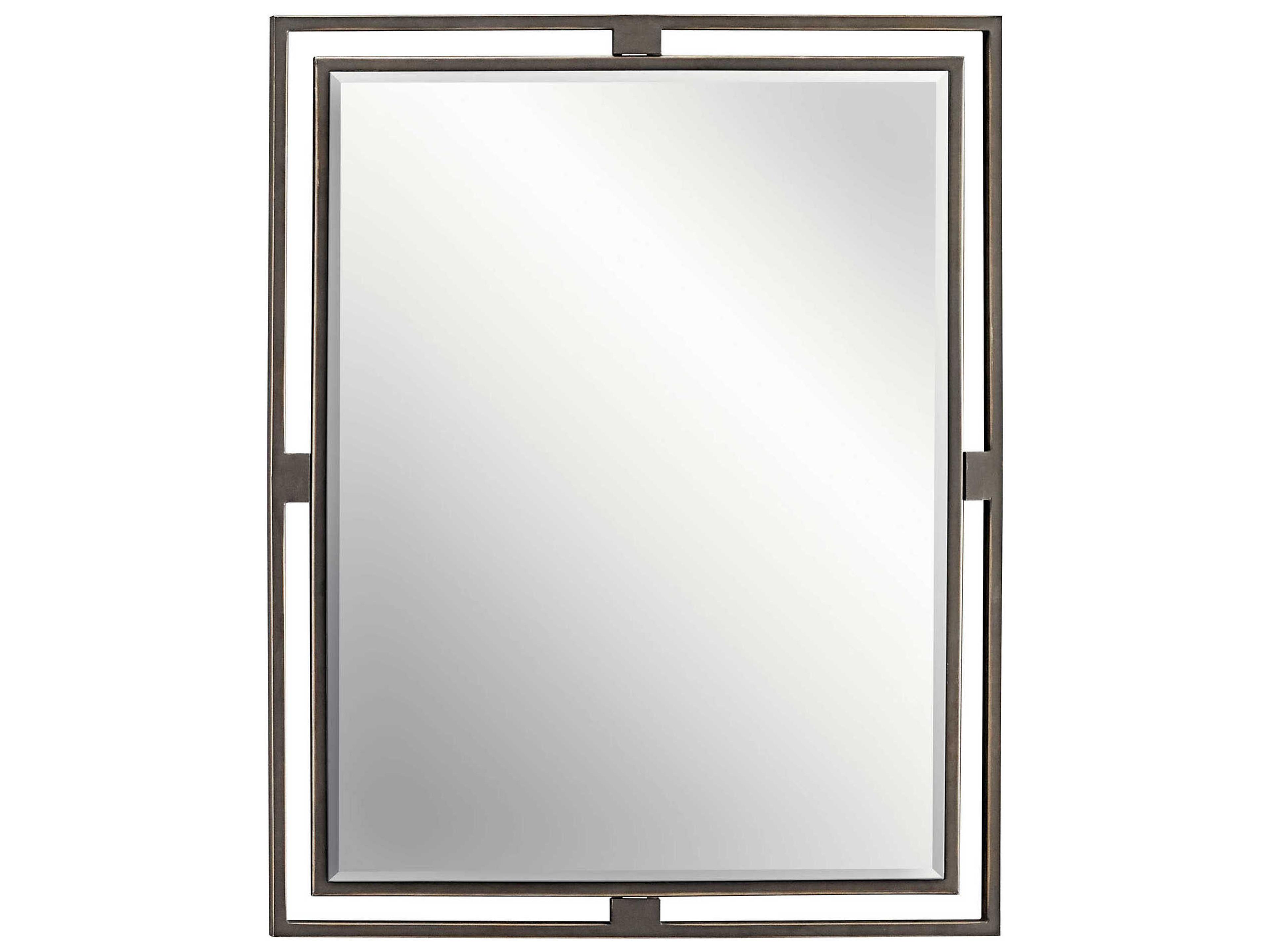 Kichler Hendrik Olde Bronze Rectangular Wall Mirror