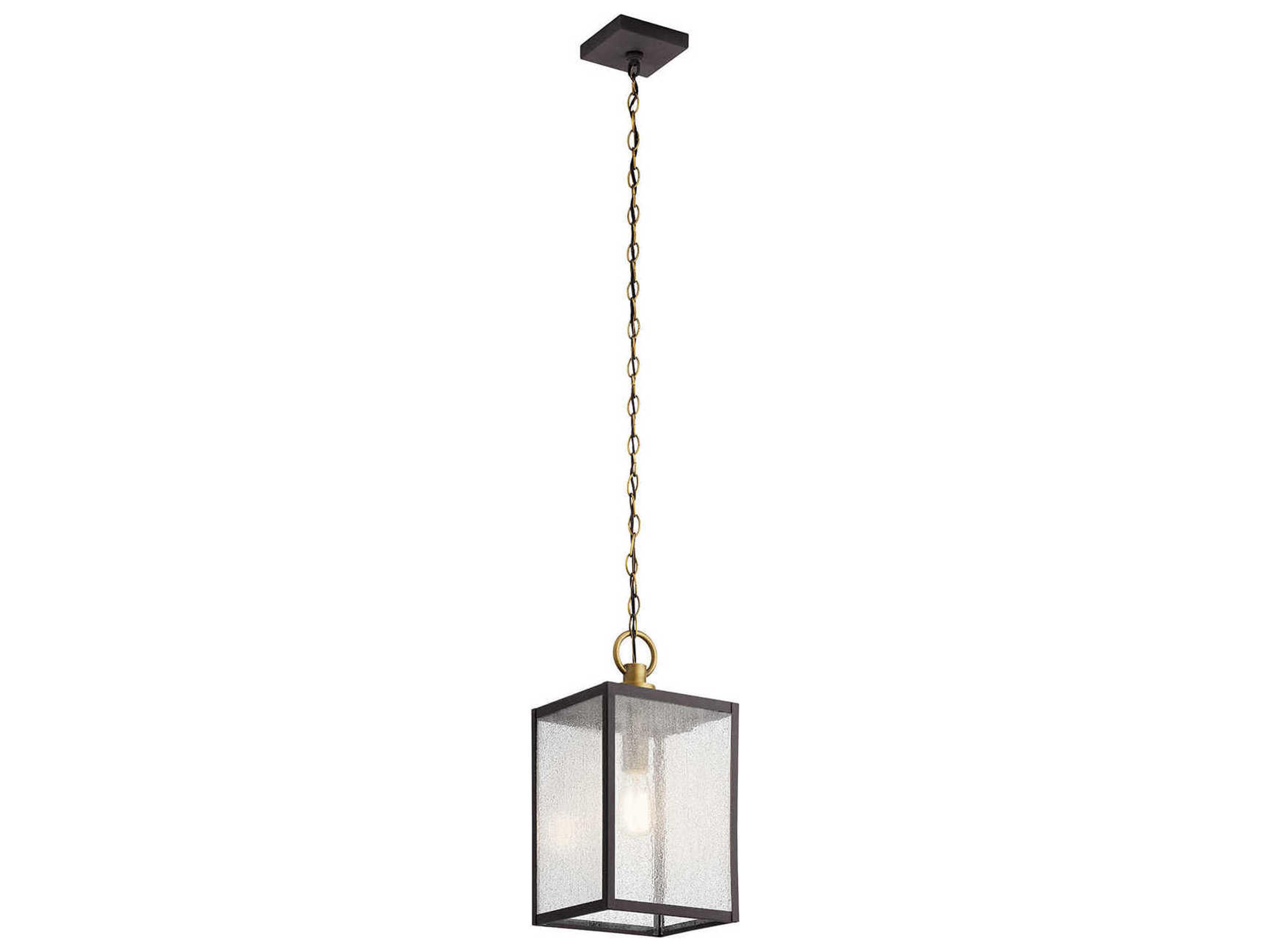 Kichler Lahden 1 - Light Glass Outdoor Hanging Light