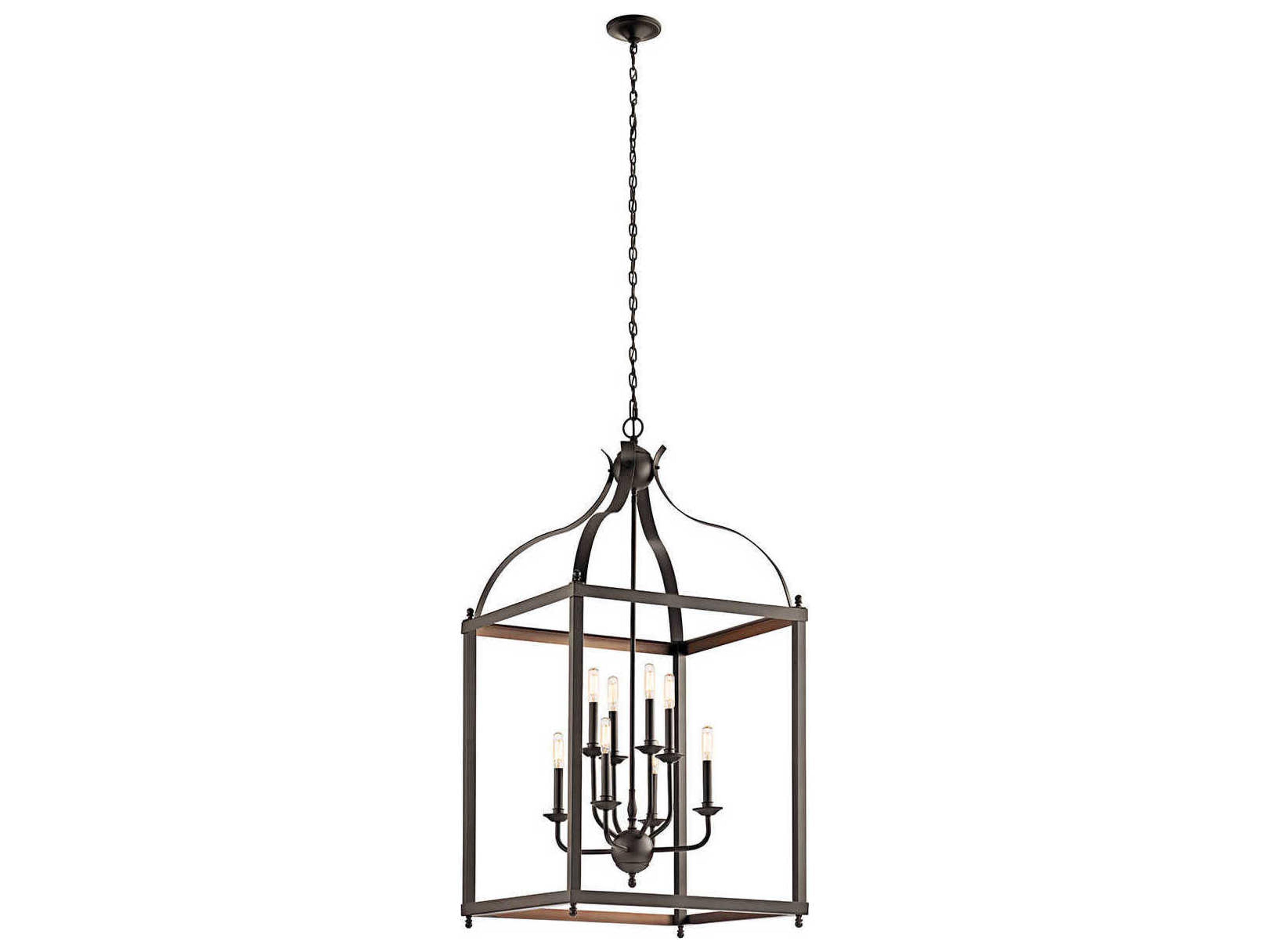 Kichler Larkin 8-Light Olde Bronze Candelabra Chandelier