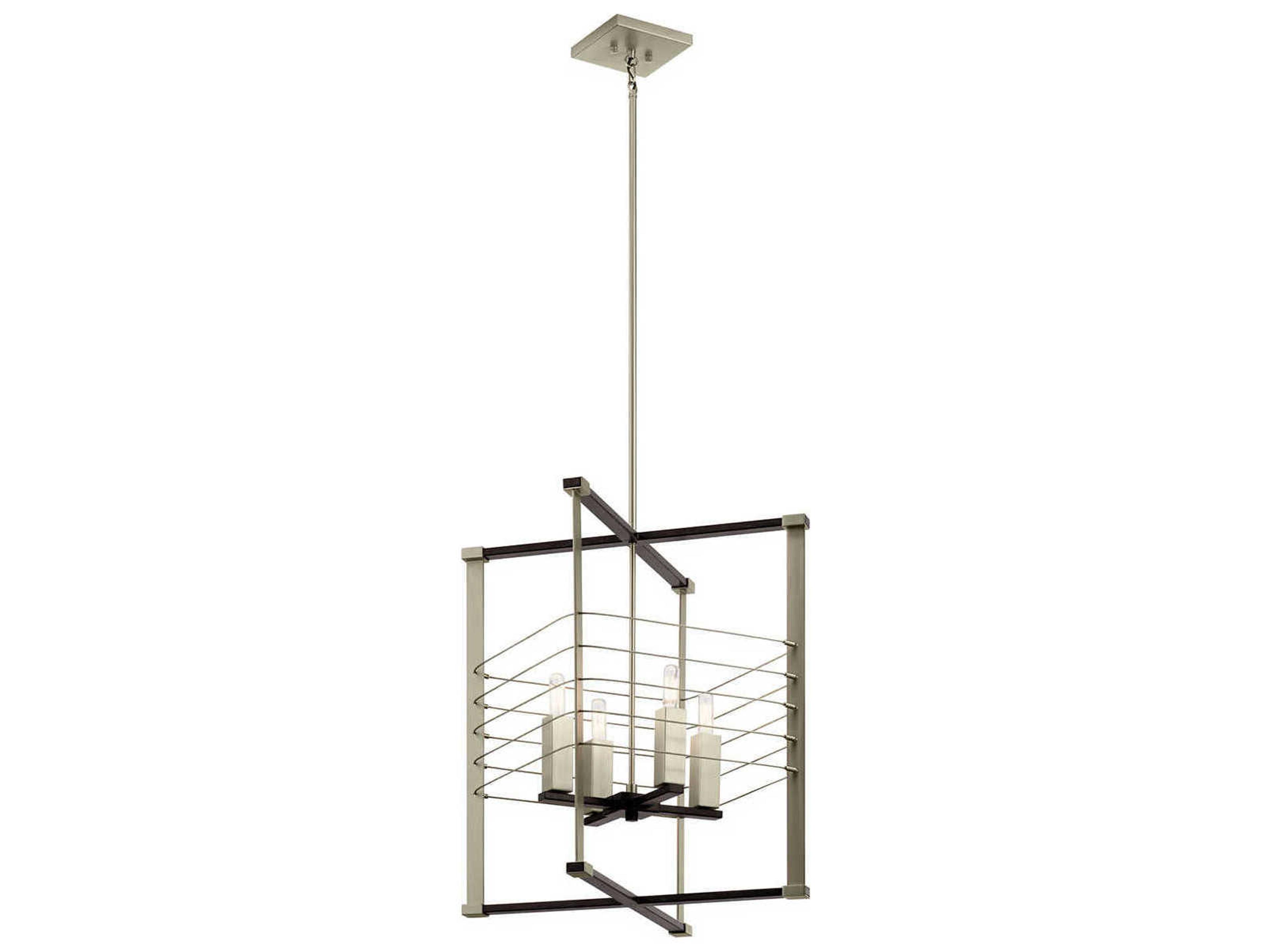 Kichler Lente 4-Light Midnight Oak Brown Pendant