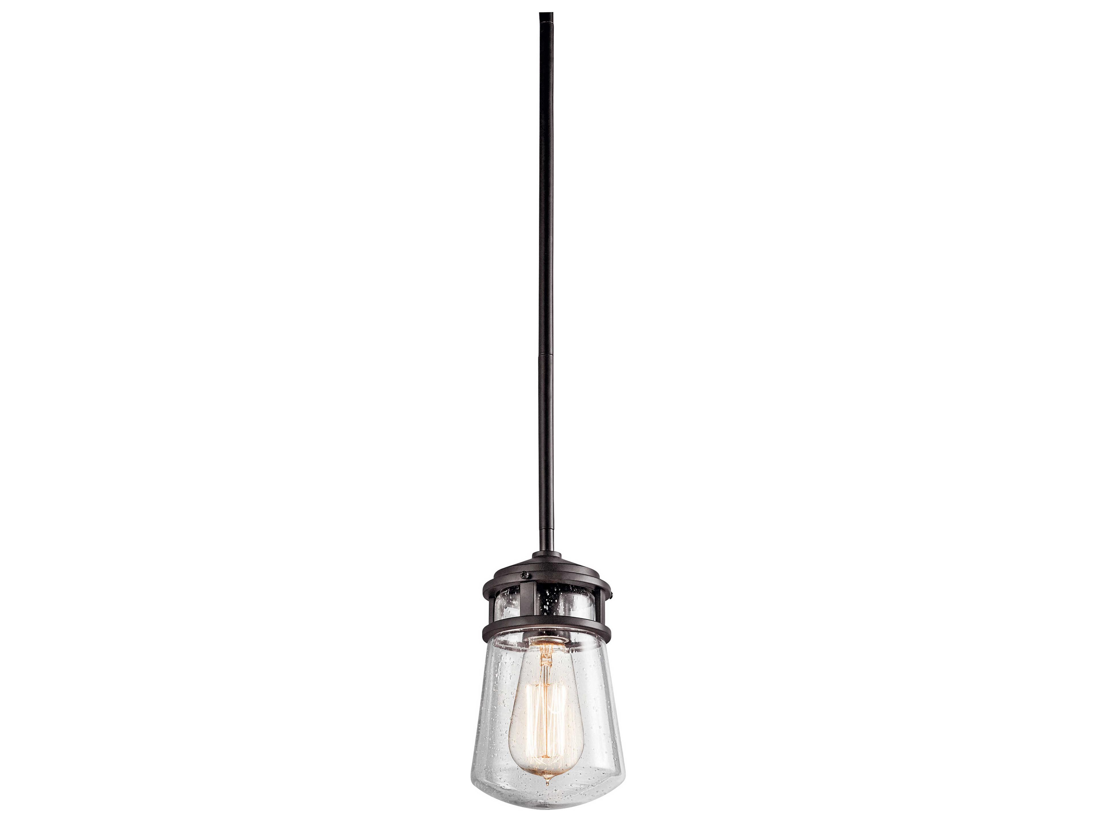 Kichler Lyndon 1 - Light Glass Outdoor Hanging Light