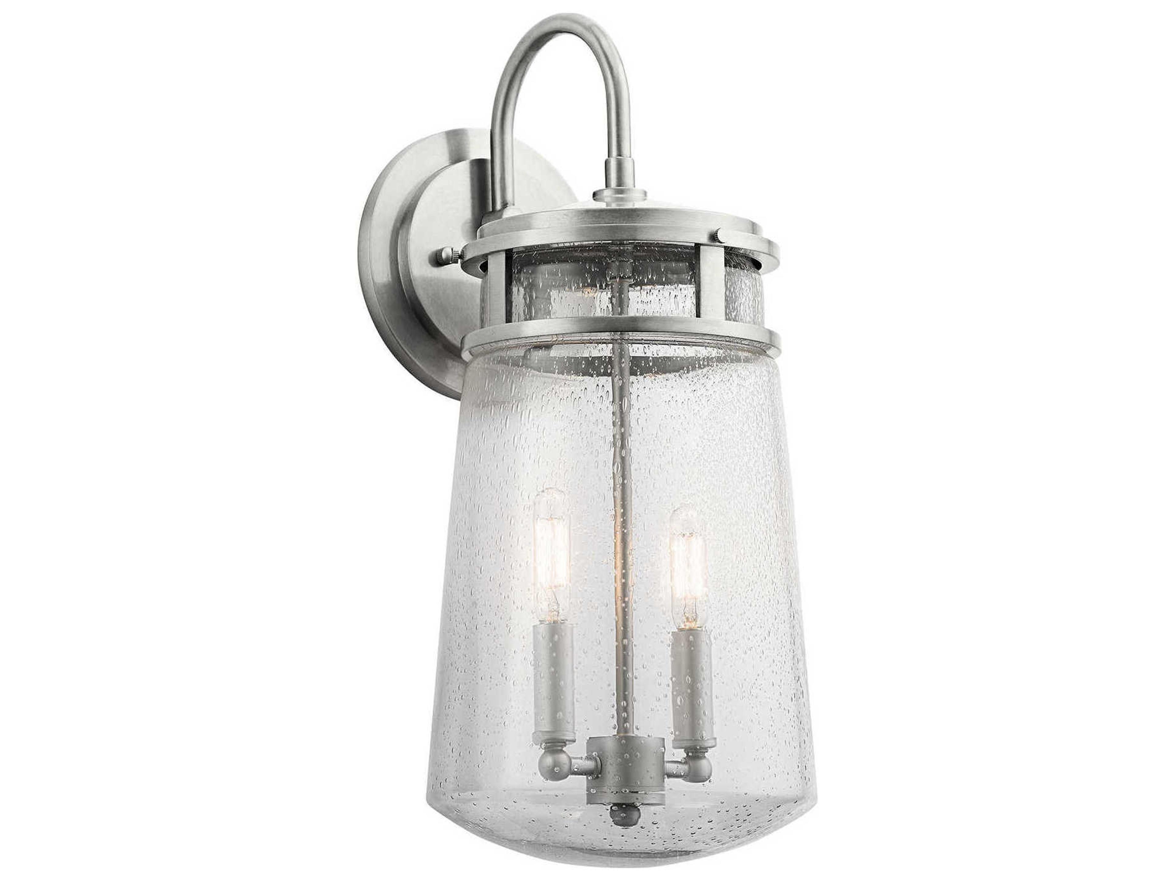 Kichler Lyndon 2 - Light Glass Outdoor Wall Light