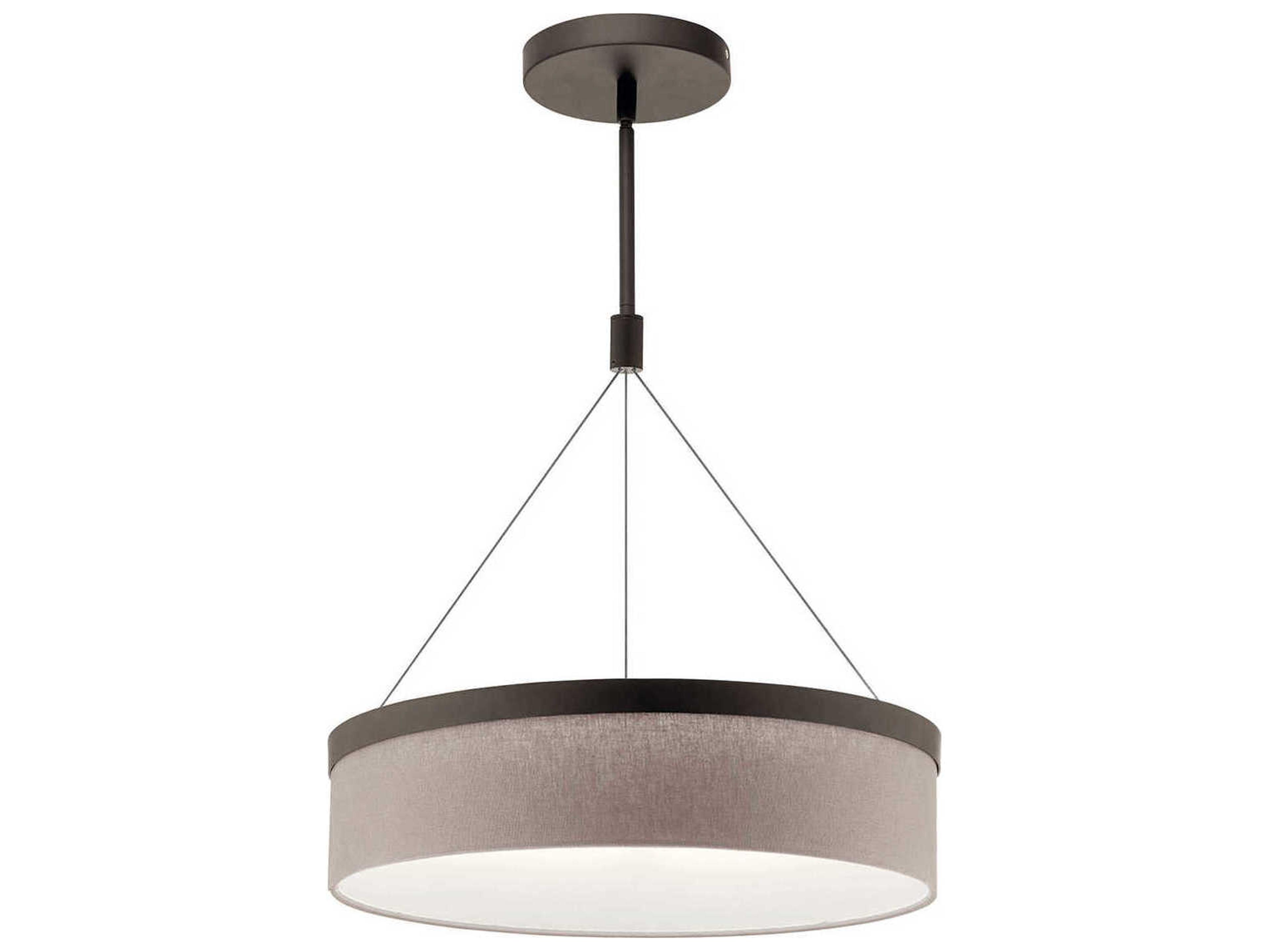 Kichler Mercel 3-Light Olde Bronze Drum Pendant