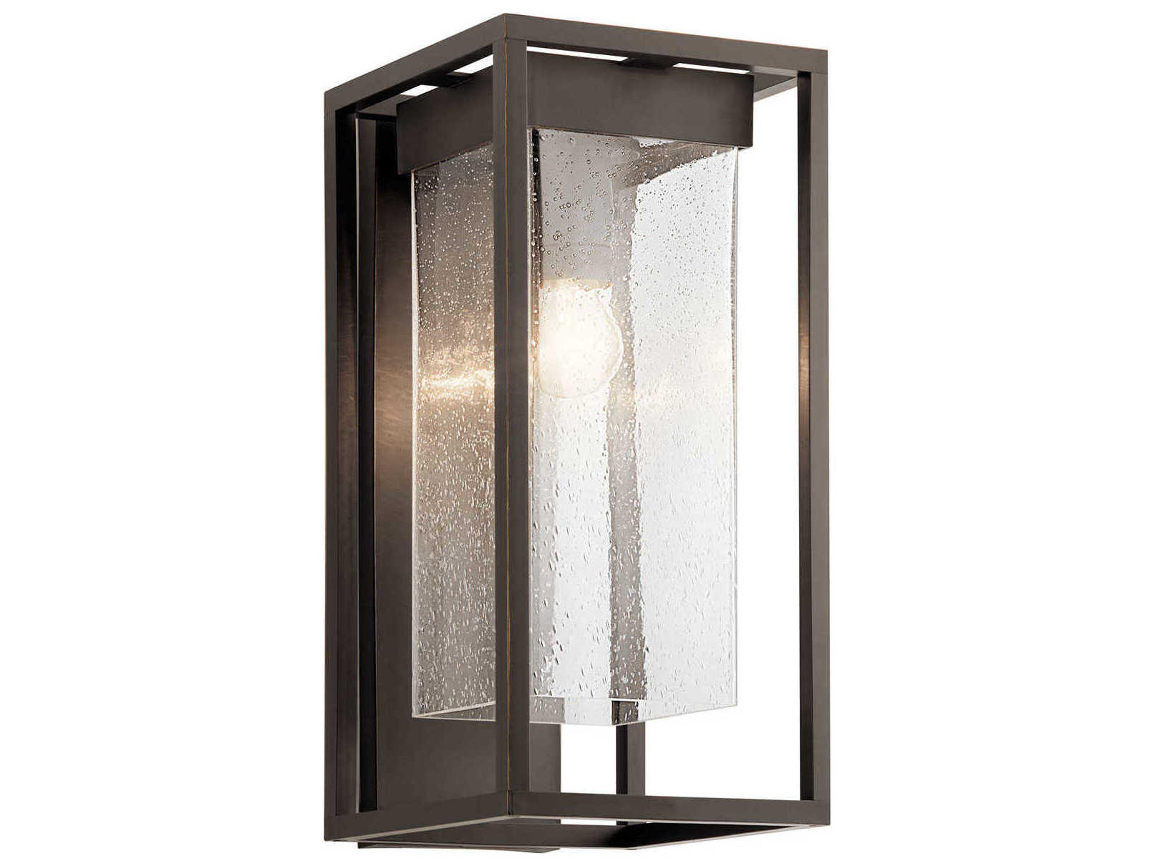 Kichler Mercer 1 - Light Glass Outdoor Wall Light