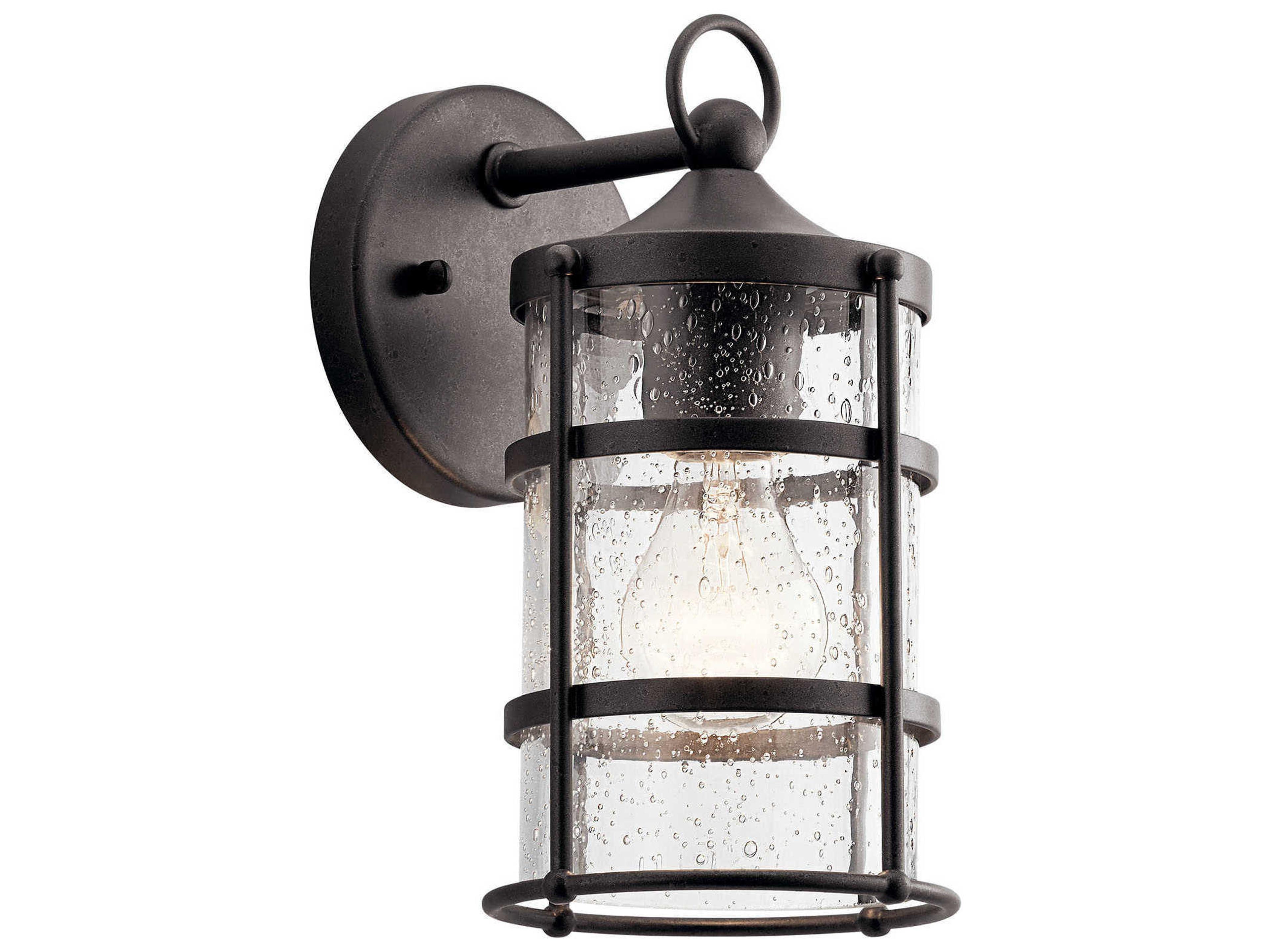 Kichler Mill Lane 1 - Light Glass Outdoor Wall Light