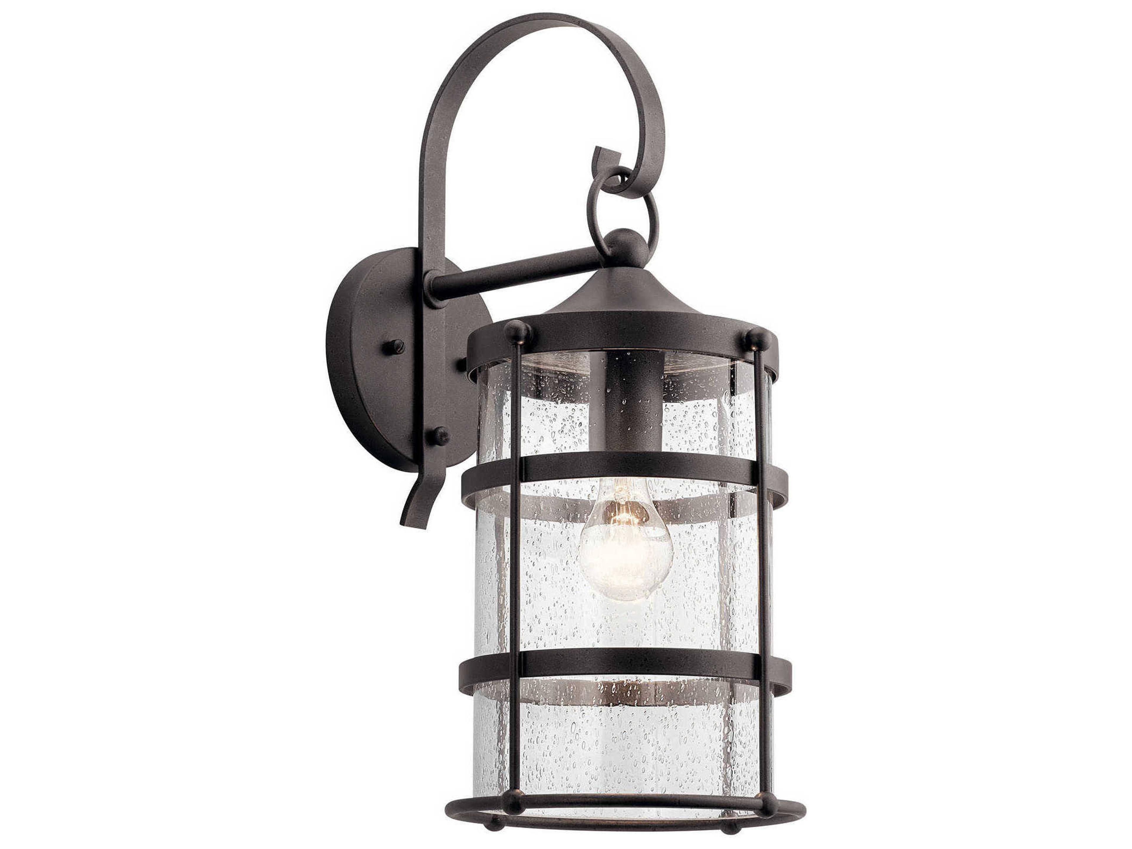 Kichler Mill Lane 1 - Light Glass Outdoor Wall Light