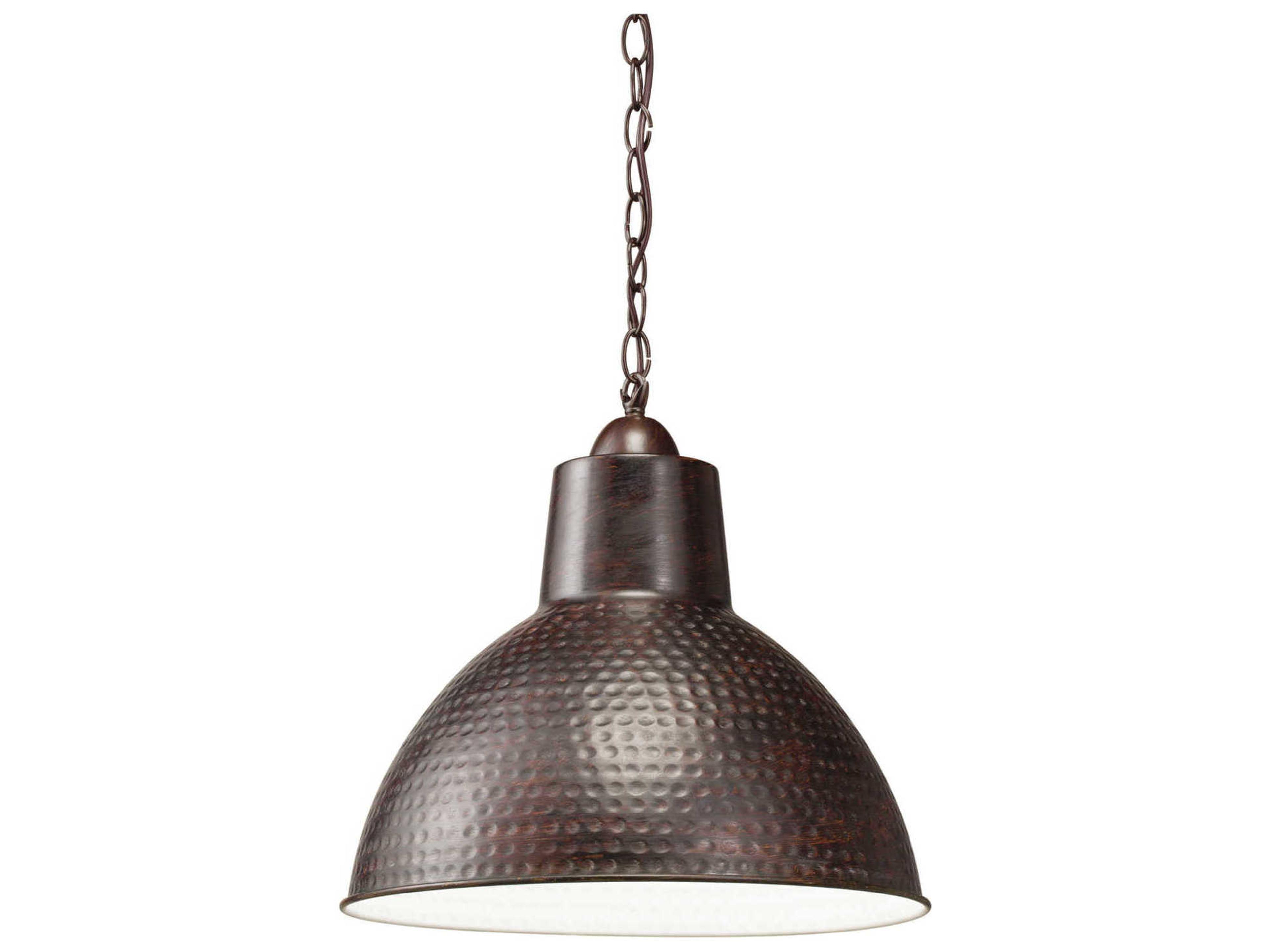 Kichler Missoula 1-Light Bronze Round Pendant
