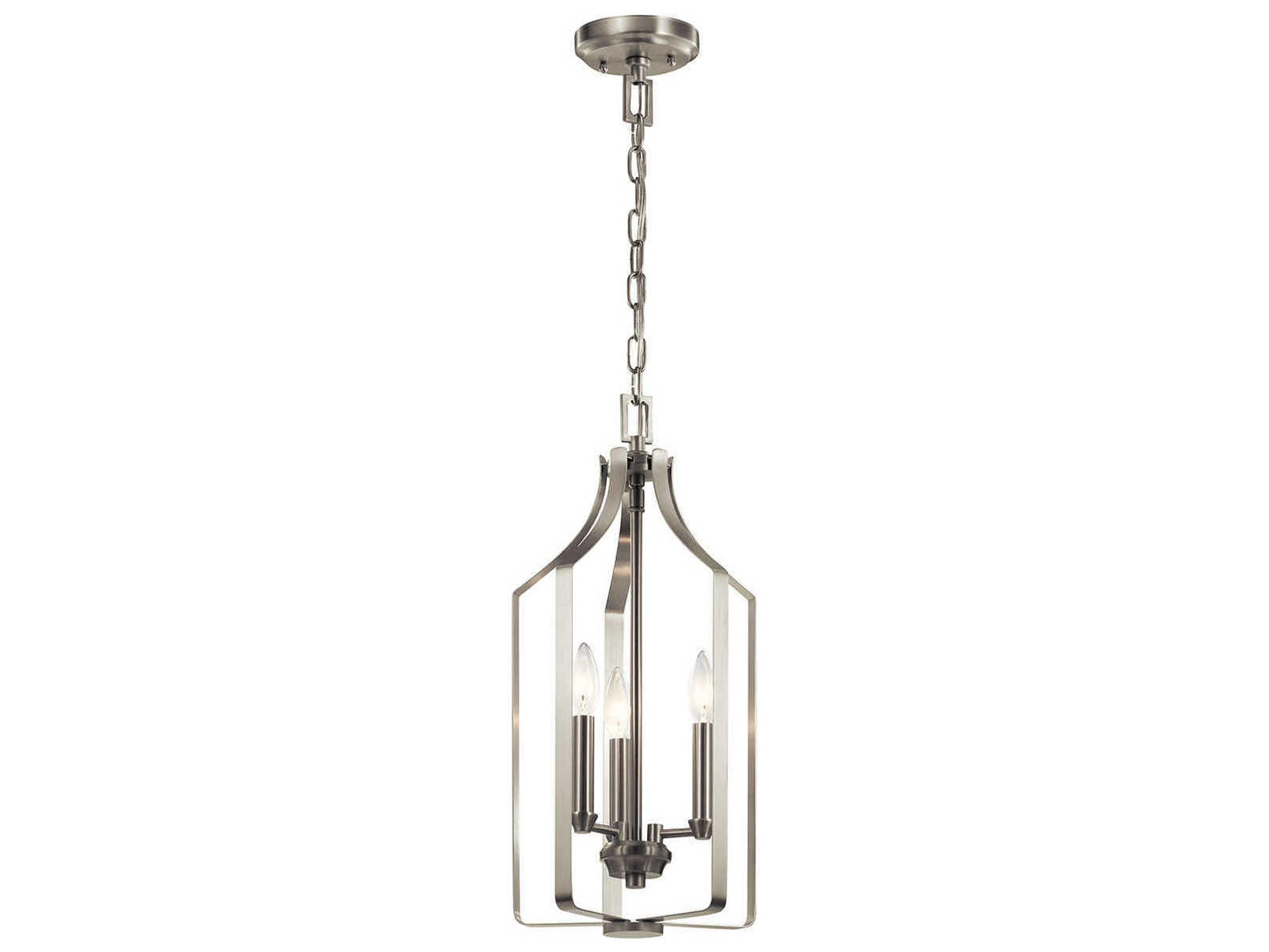 Kichler Morrigan 3-Light Brushed Nickel Mini Pendant
