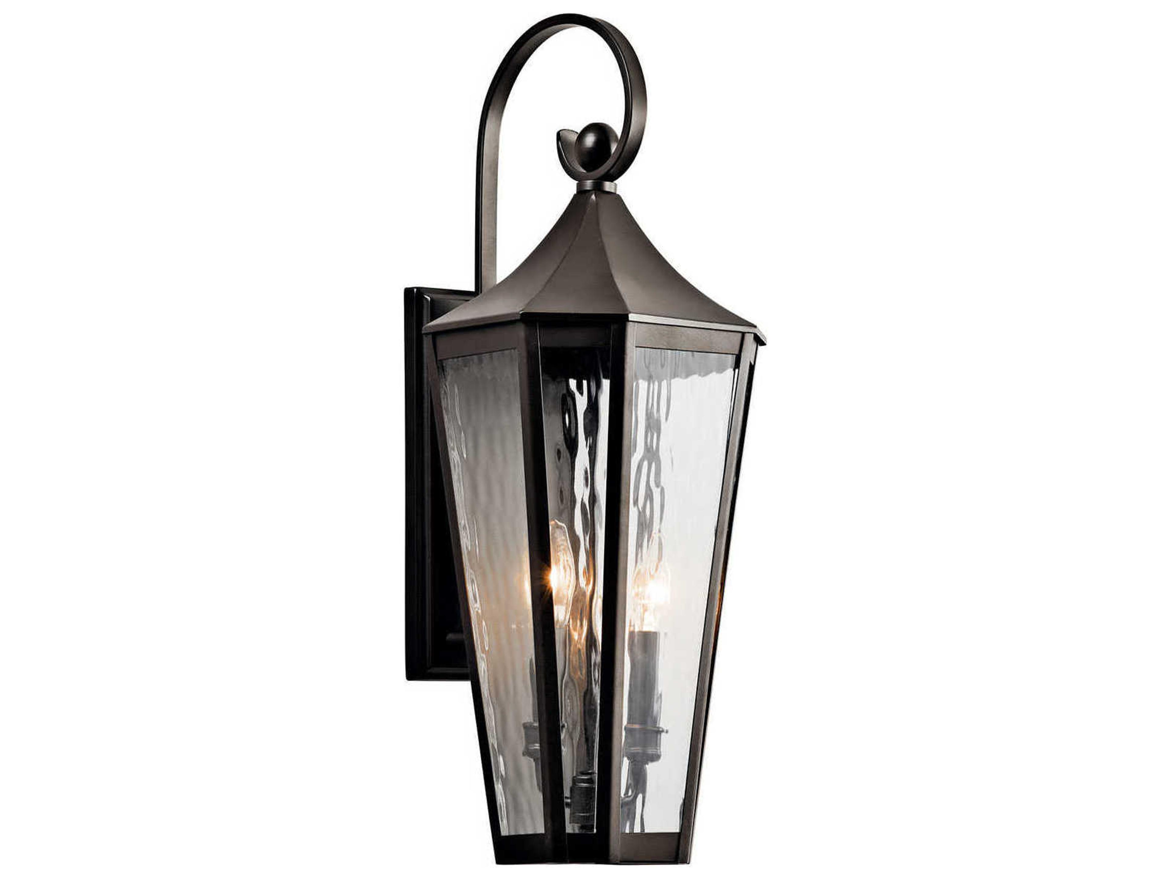Kichler Rochdale 2 - Light Glass Outdoor Wall Light