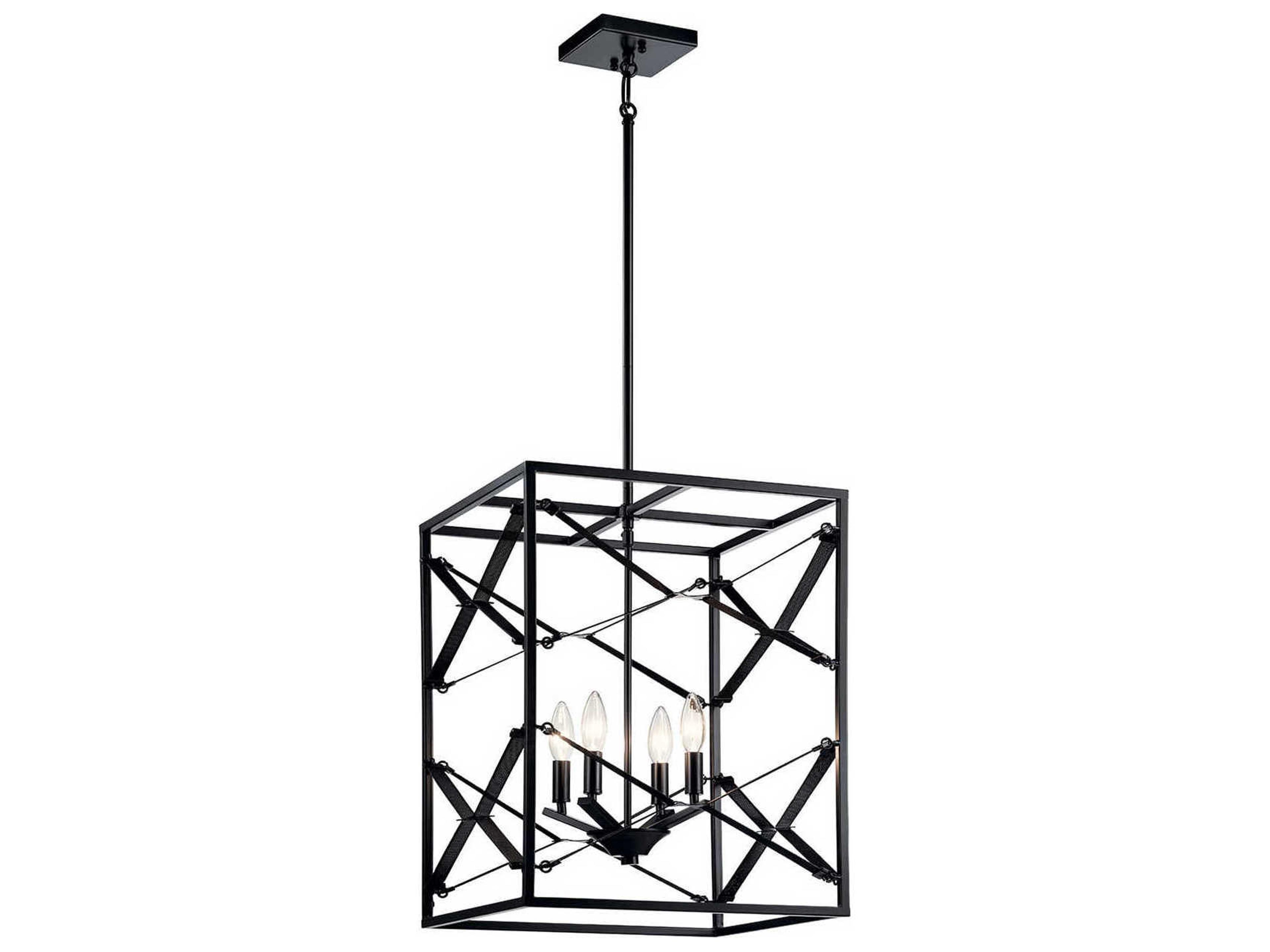 Kichler Sevan 4-Light Black Pendant