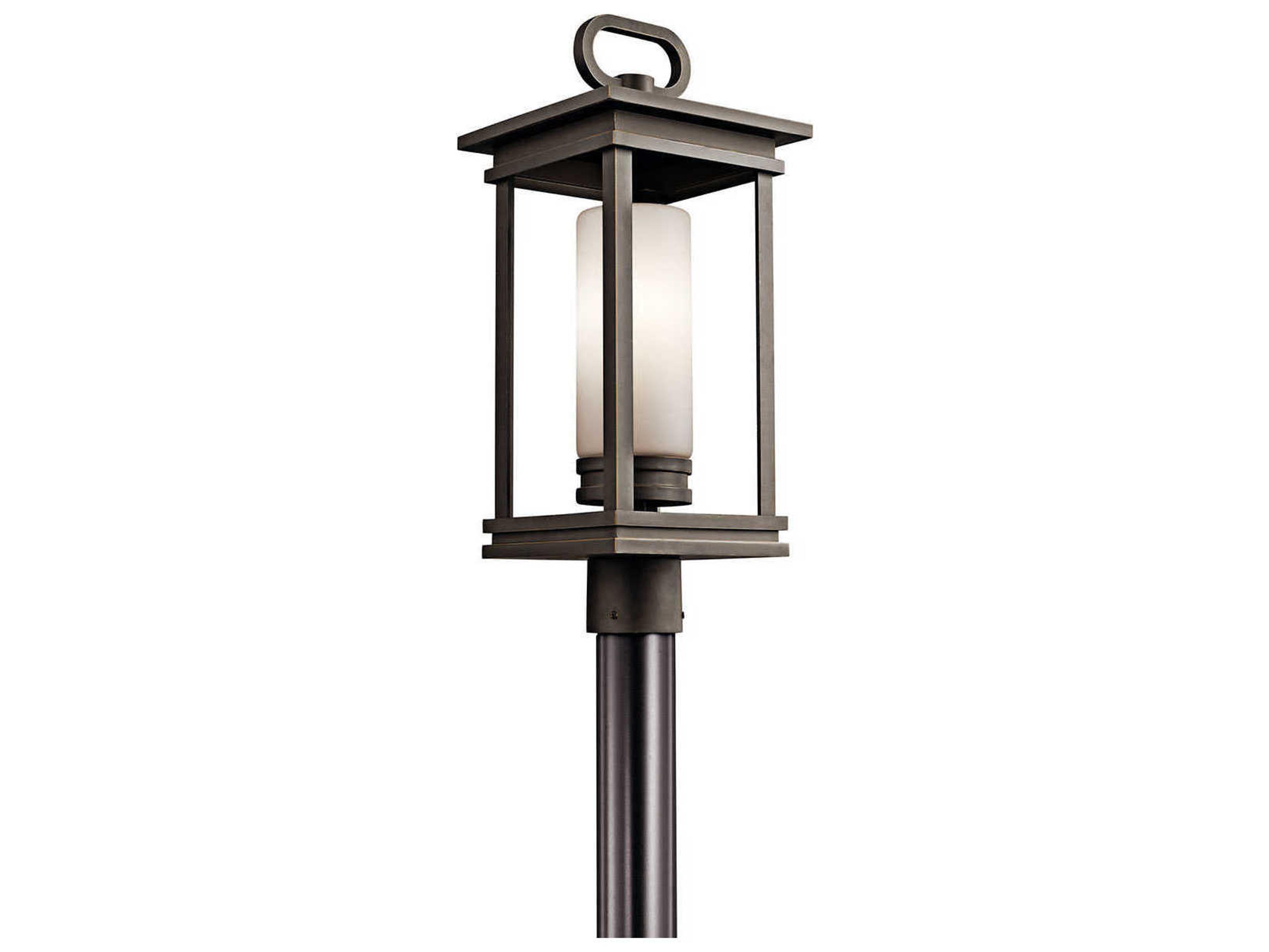 Kichler South Hope 1 - Light Glass Outdoor Post Light