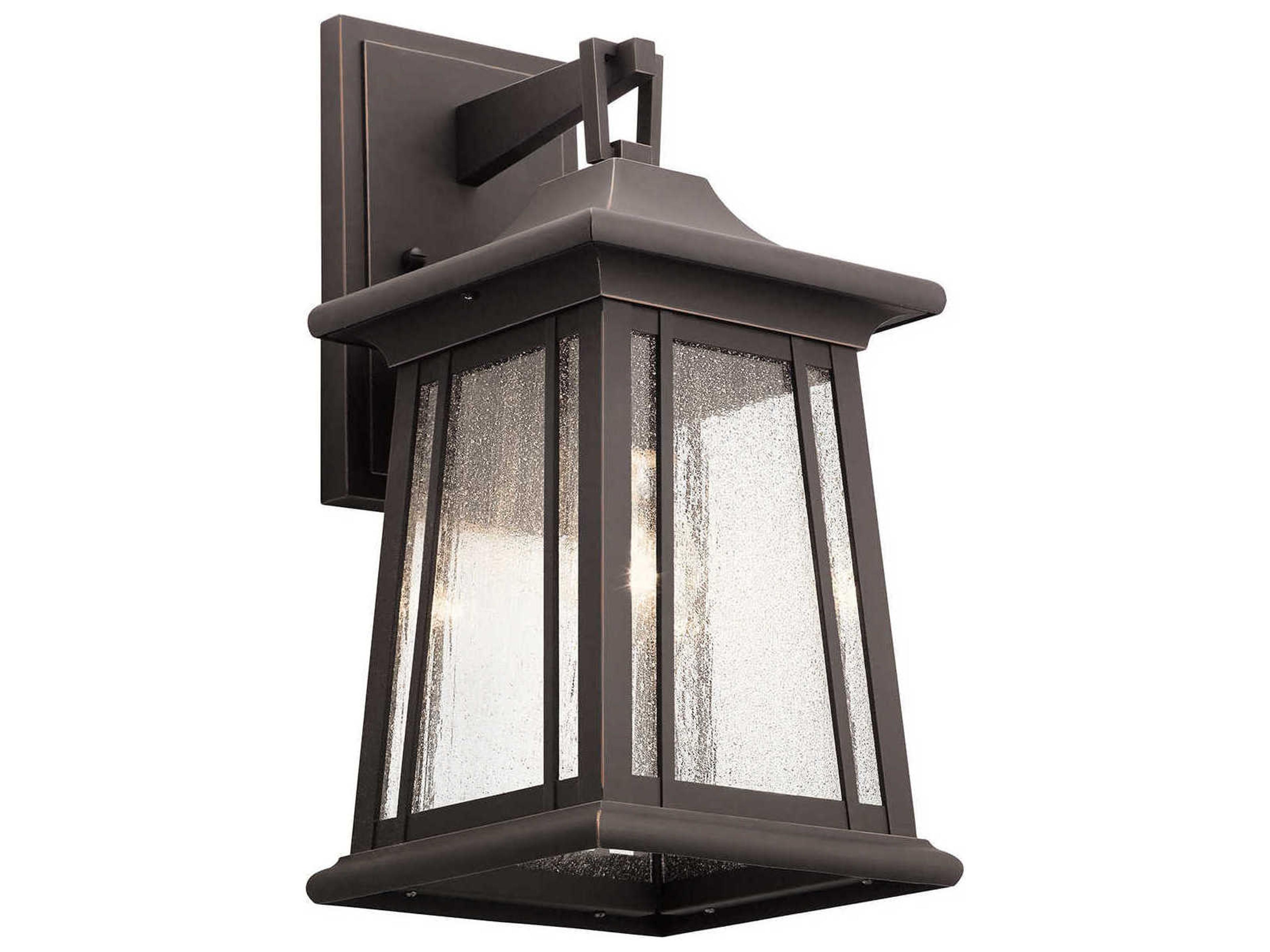 Kichler Taden 1 - Light Glass Outdoor Wall Light
