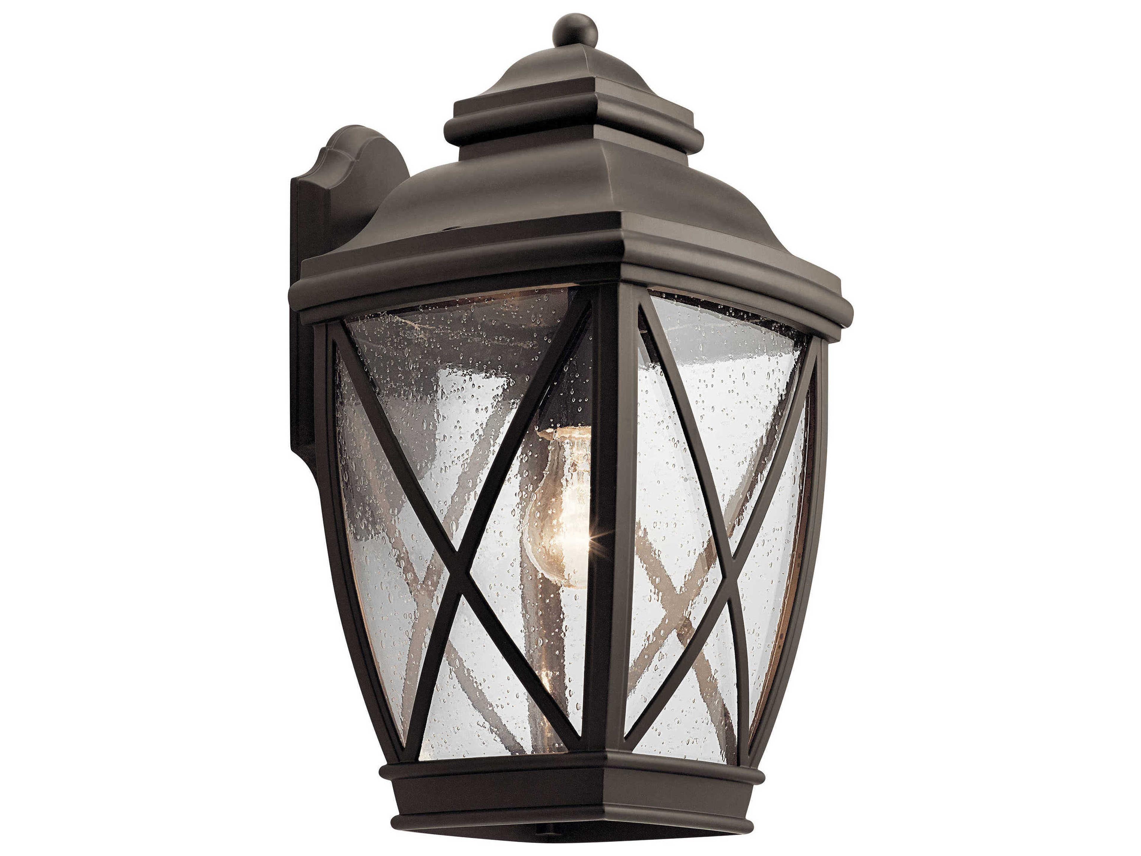 Kichler Tangier 1 - Light Glass Outdoor Wall Light