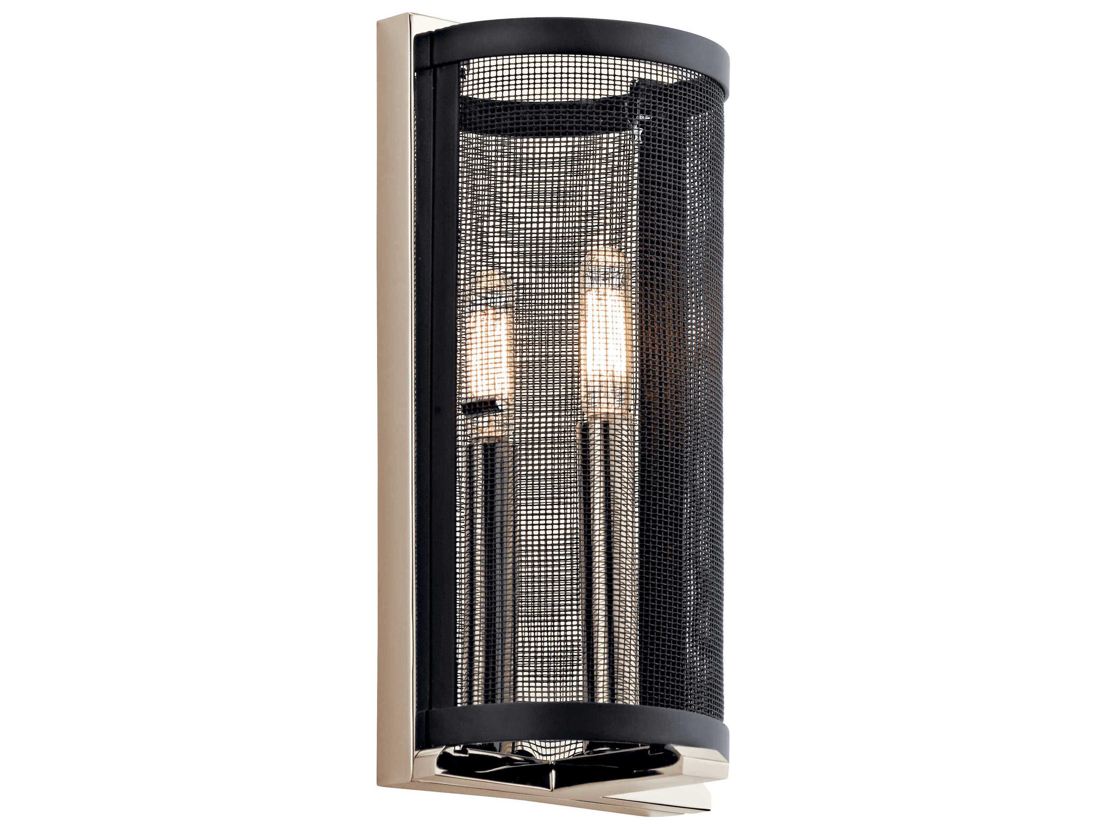 Kichler Titus 1-Light Polished Nickel Wall Sconce