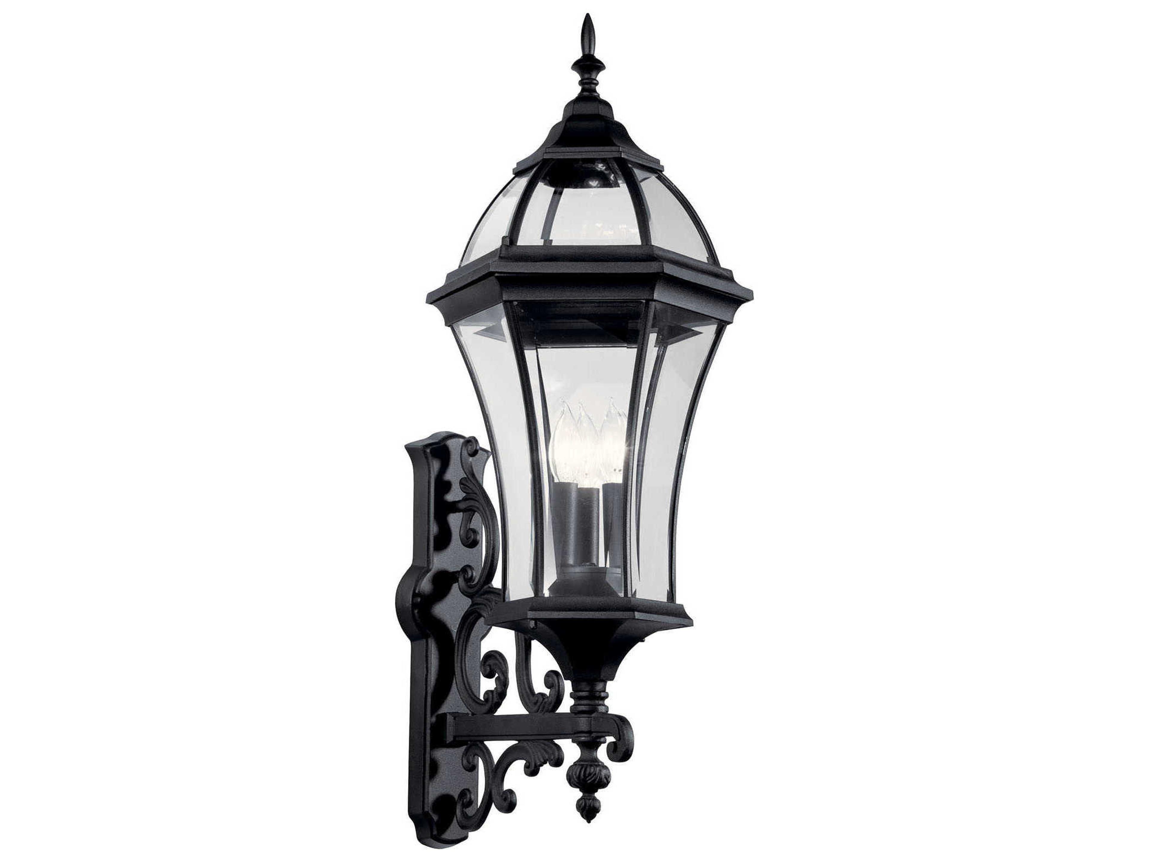 Kichler Townhouse 3 - Light Glass Outdoor Wall Light