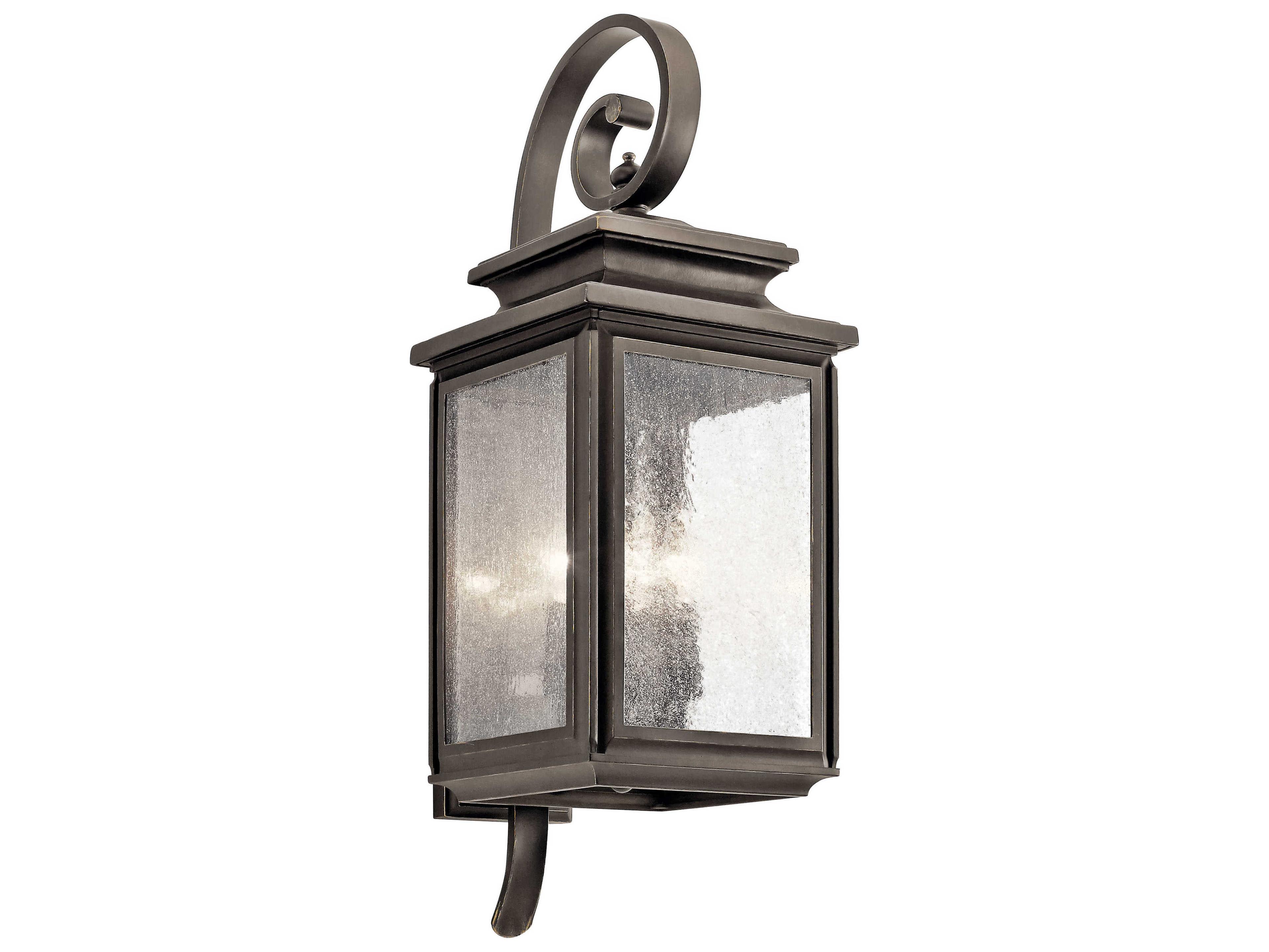 Kichler Wiscombe Park 4 - Light Glass Outdoor Wall Light